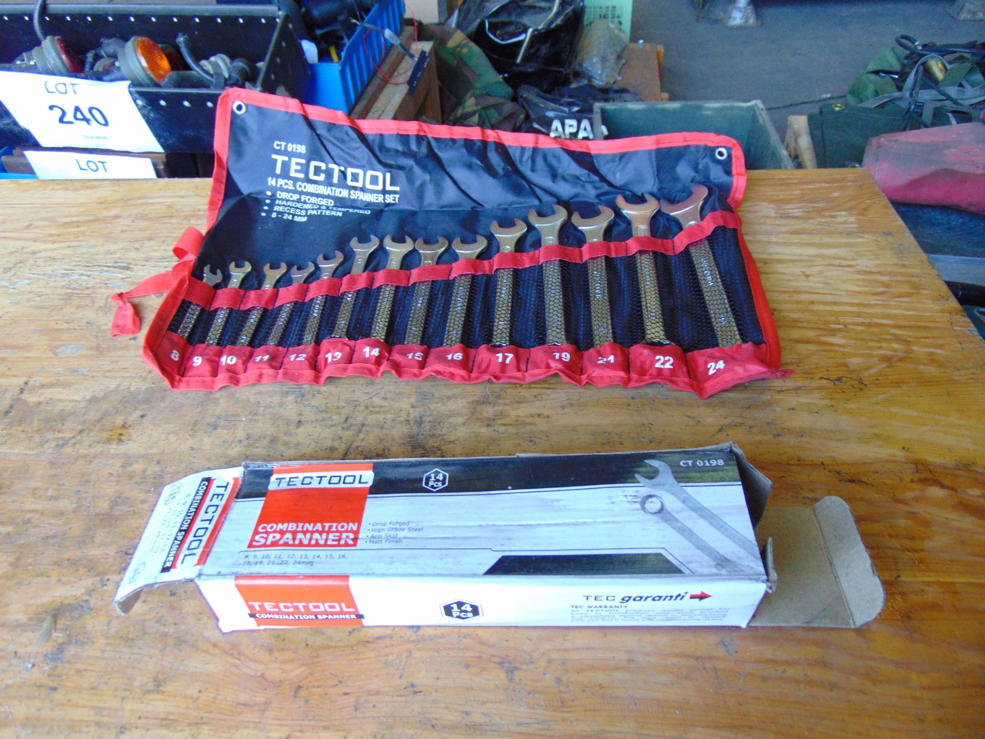 New Unused Techtool 14pcs Metric Combination Spanner Set - Image 5 of 5