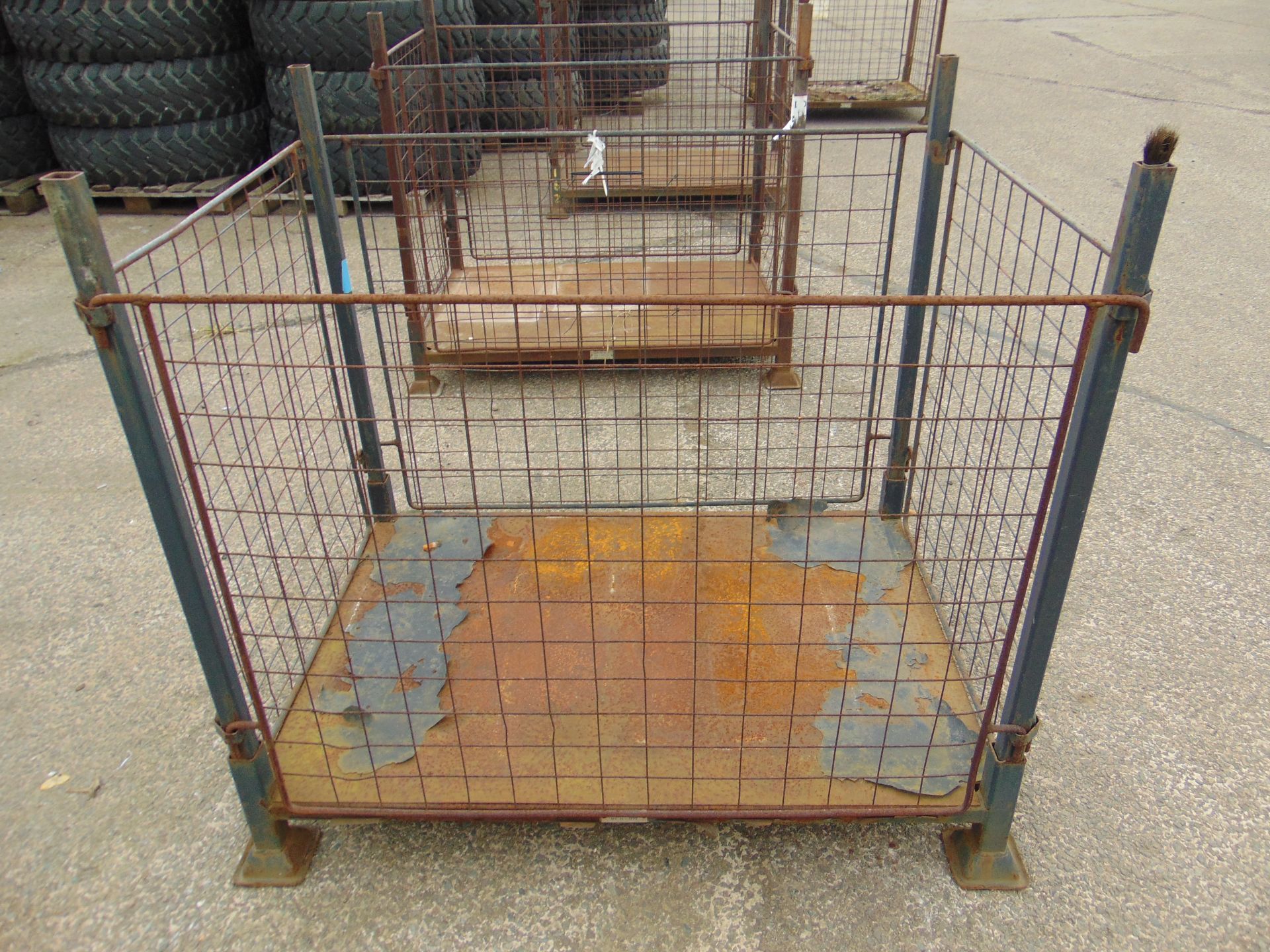 Steel Stacking Stillage W/ Removable Posts & Sides