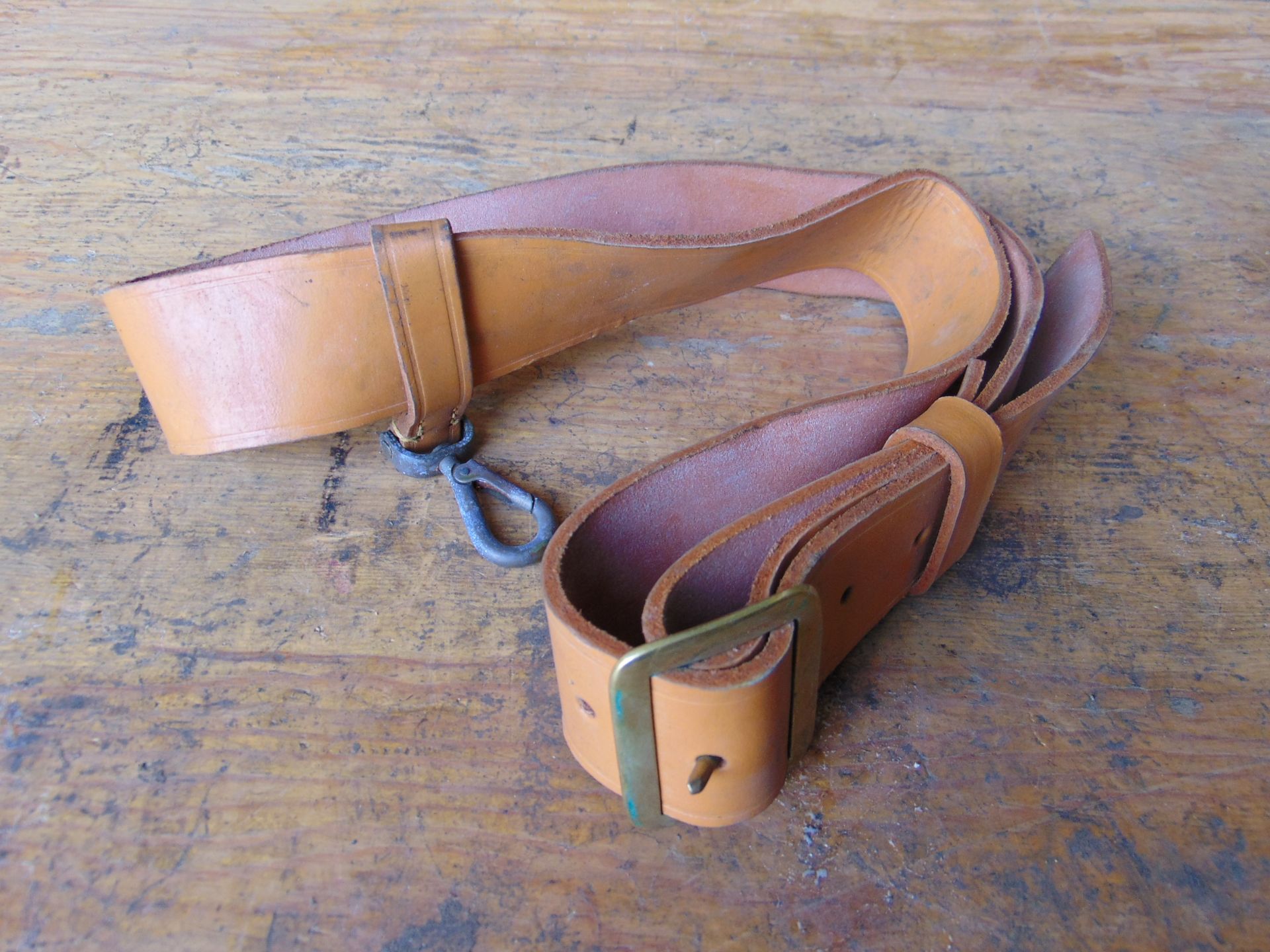 New Unissued Leather Belt Signals Linesman - Image 2 of 2