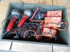 Inspection Lamps, Transformers etc from UK Fire Service Workshop