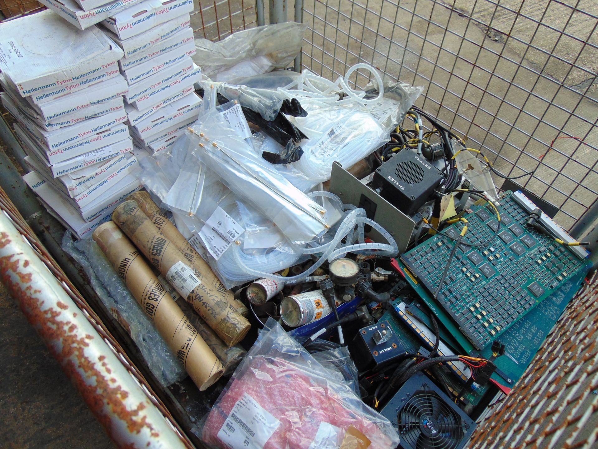 1 x Stillage Electrical Spares, Cables, PCB's etc