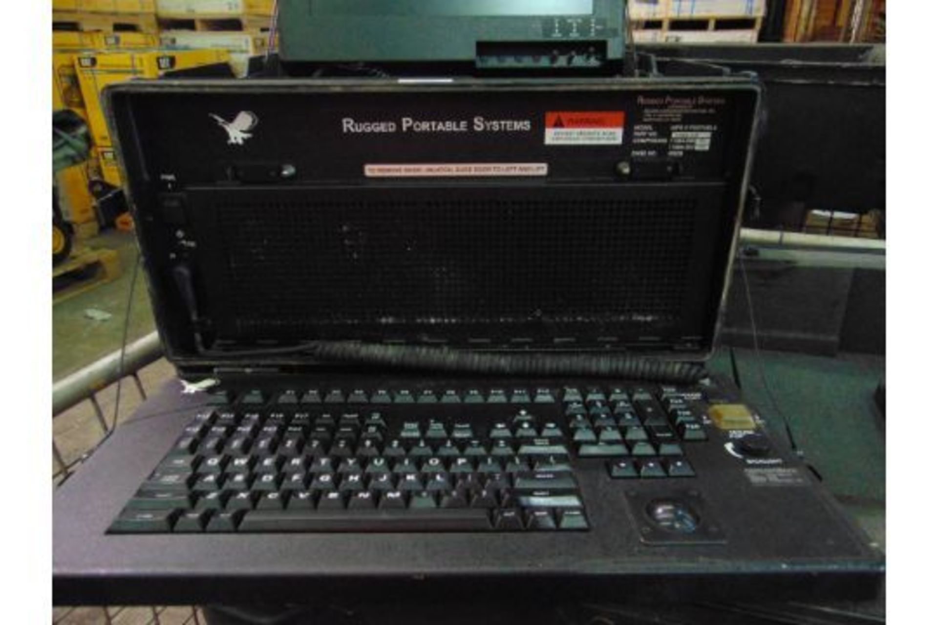 General Dynamic Military Ruggedized Portable Computer w/ Protective Transport Case - Bild 4 aus 14