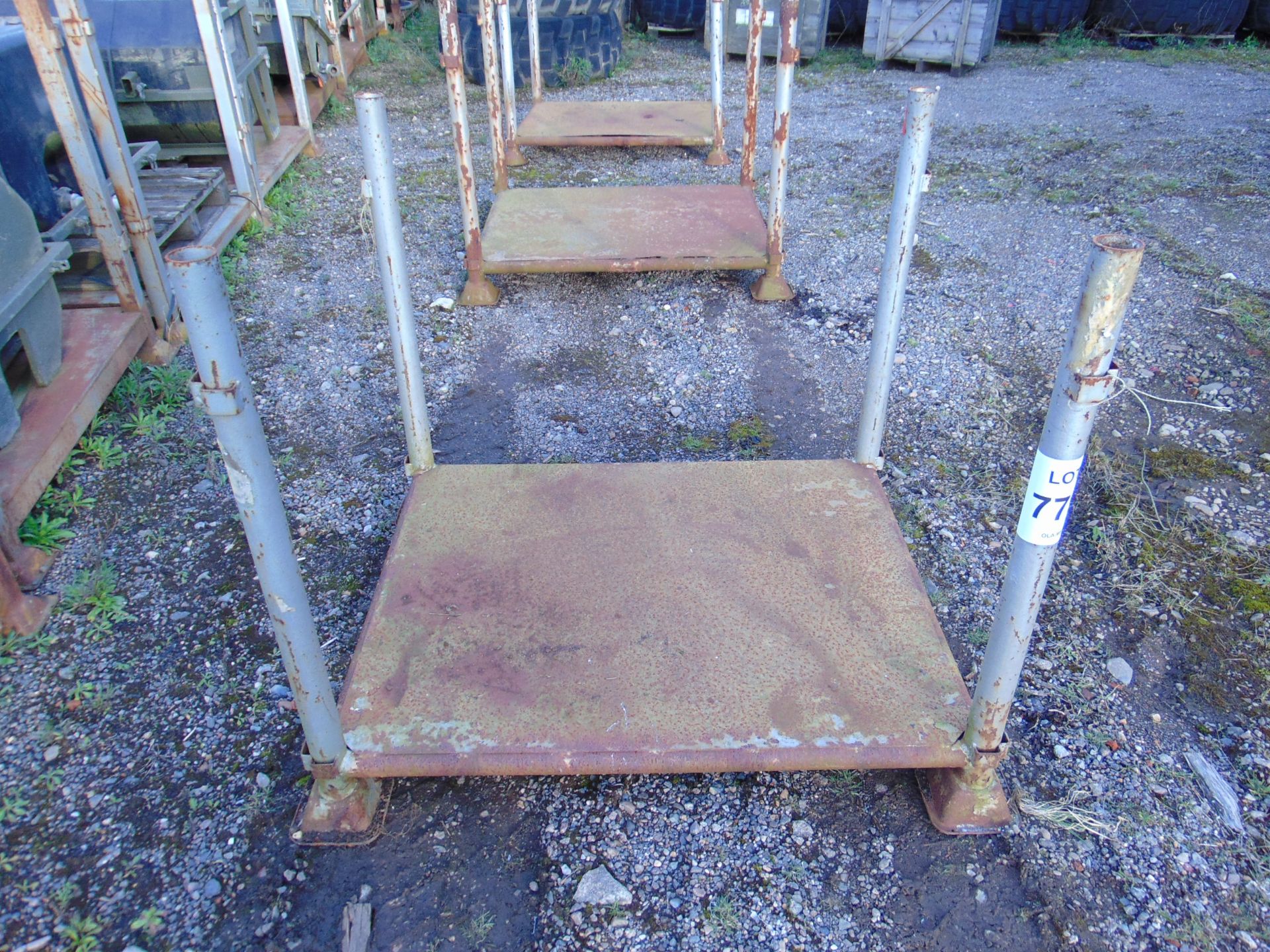 MOD STEEL STACKING POST STILLAGE