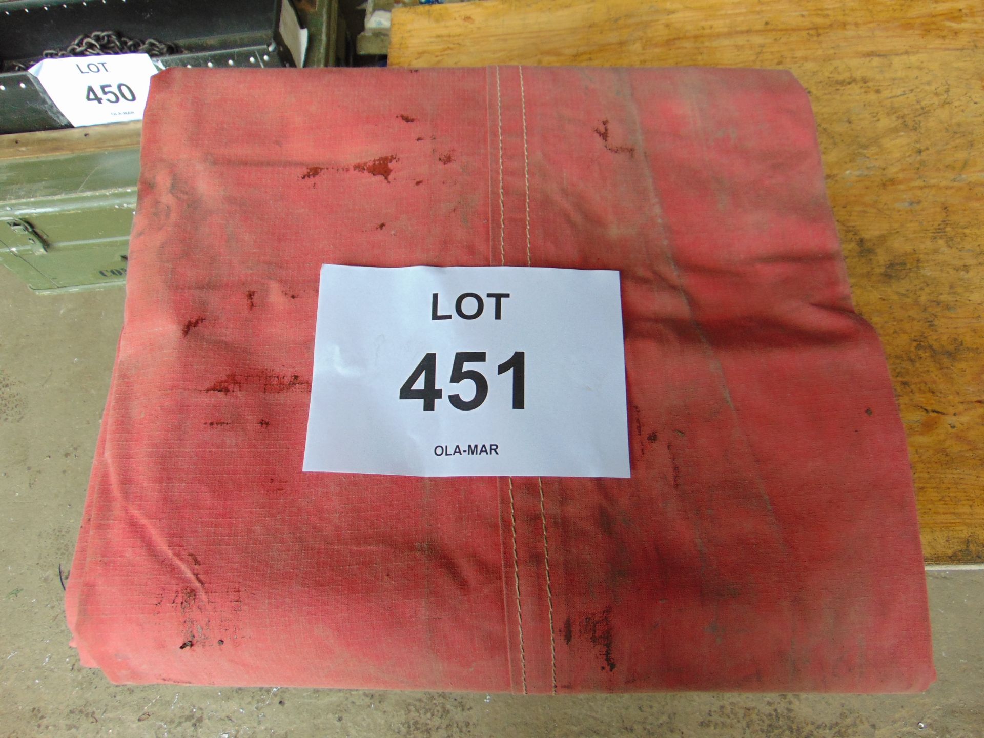 Unissued NOS 12ft x 12ft Tarpaulin Sheet