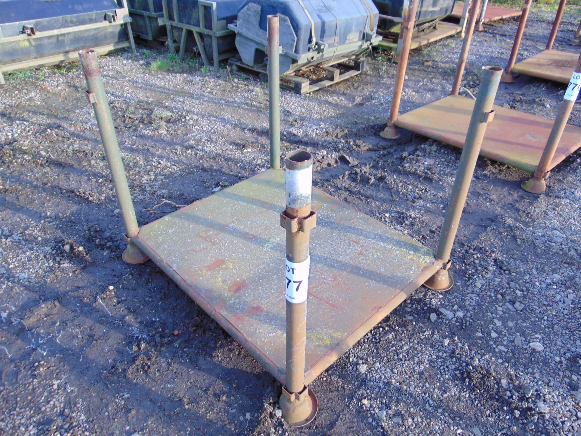 MOD STEEL STACKING POST STILLAGE - Image 2 of 2