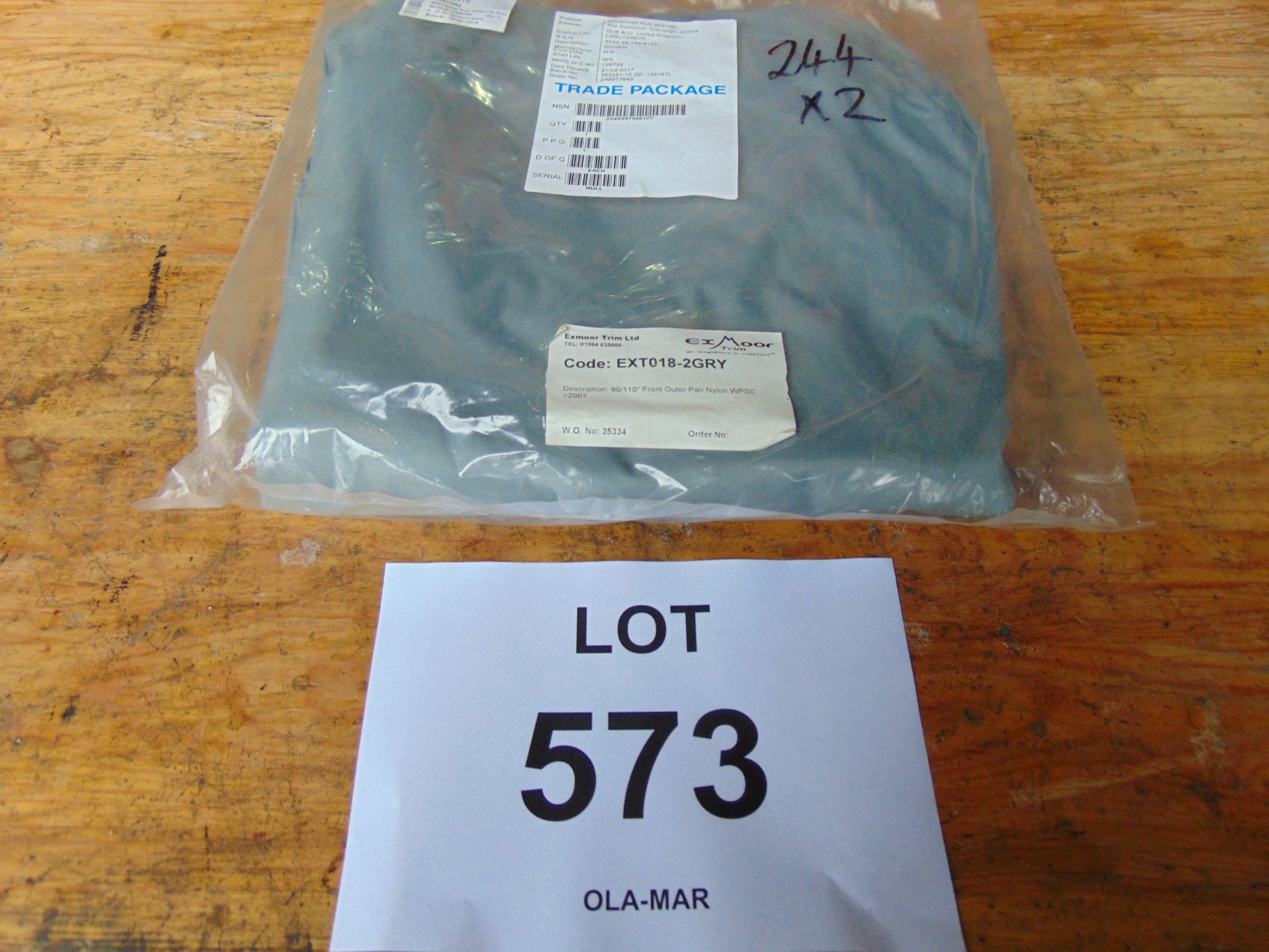 Pair of New Unissued Exmoor Wolf etc British Army Seat Covers in Original Packing - Image 5 of 5