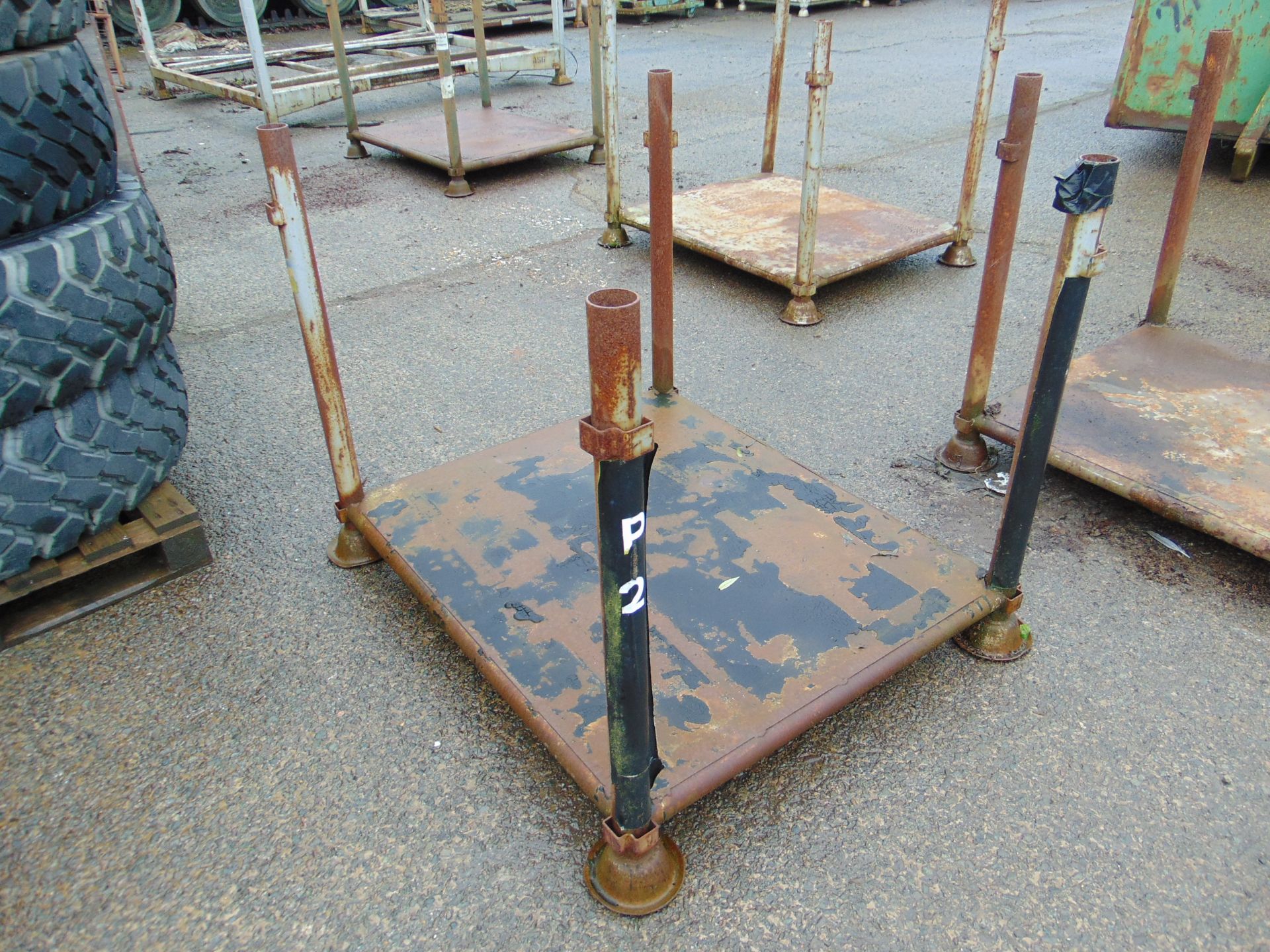 MOD STEEL STACKING POST STILLAGE - Image 2 of 3