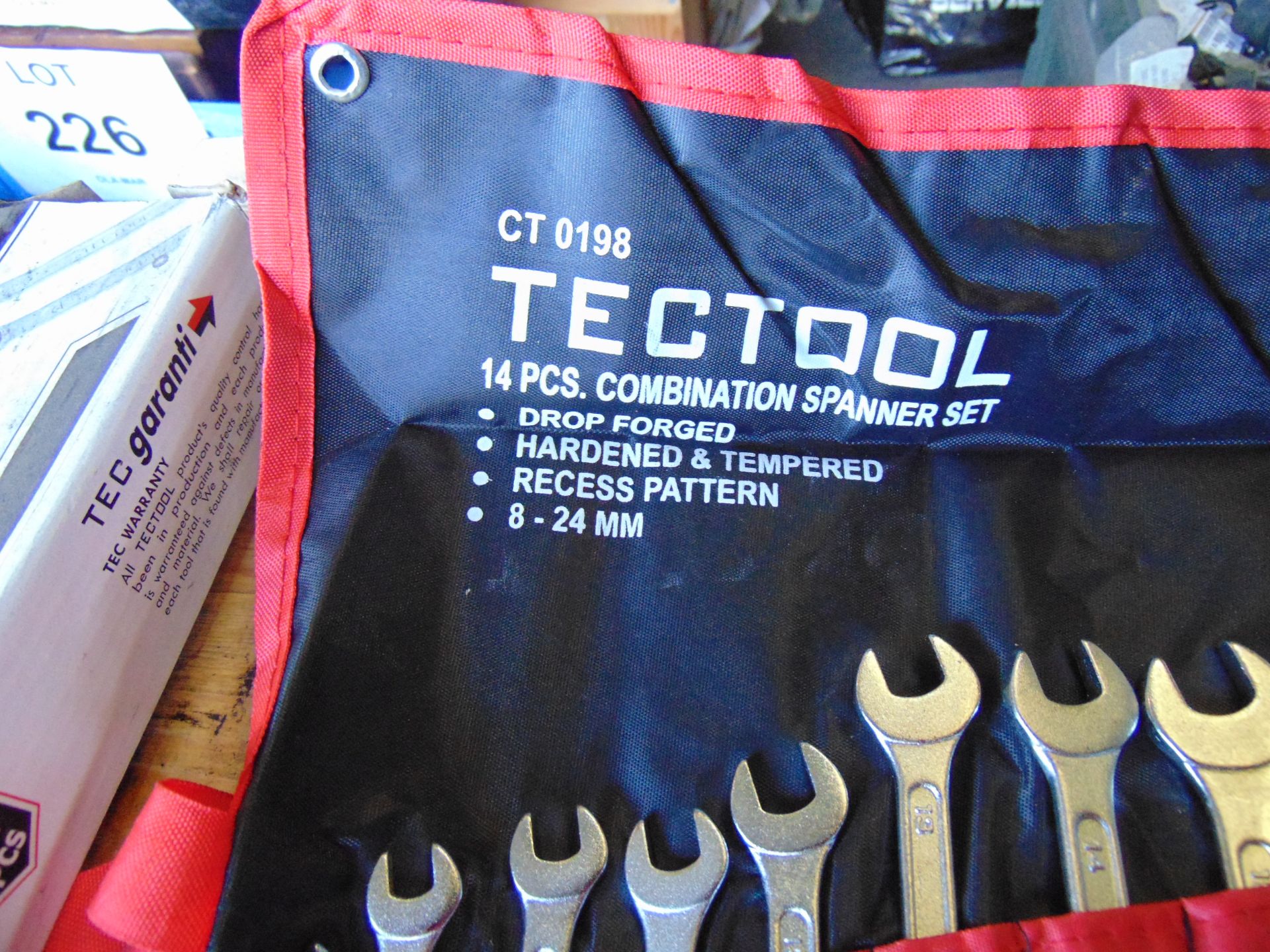 New Unused Techtool 14pcs Metric Combination Spanner Set - Image 2 of 5