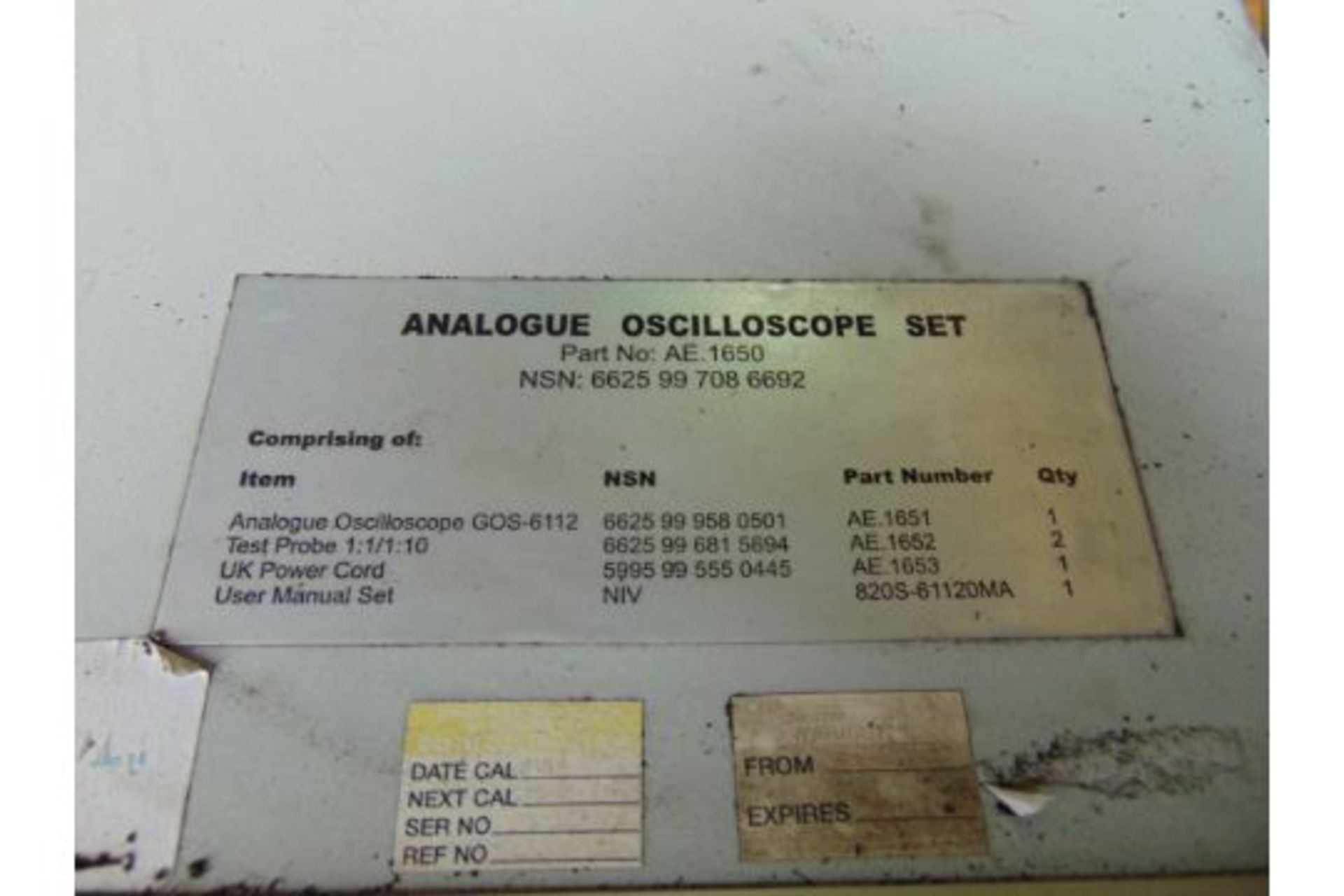 Instek Oscilloscope GOS-6112 from MoD - Image 3 of 3