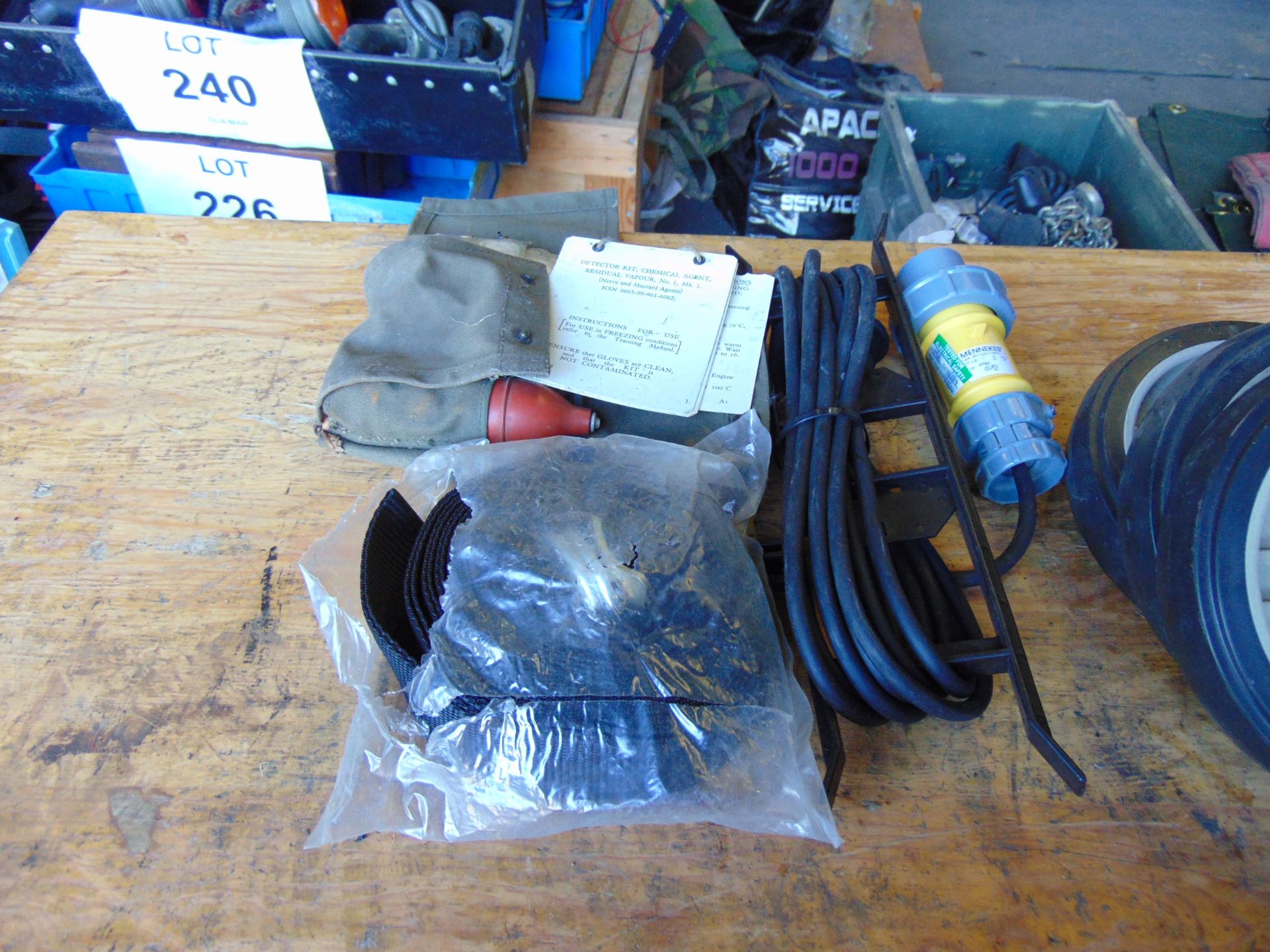 Wheels, Ext Lead, Straps, Chemical Agent Test Kit - Image 6 of 6