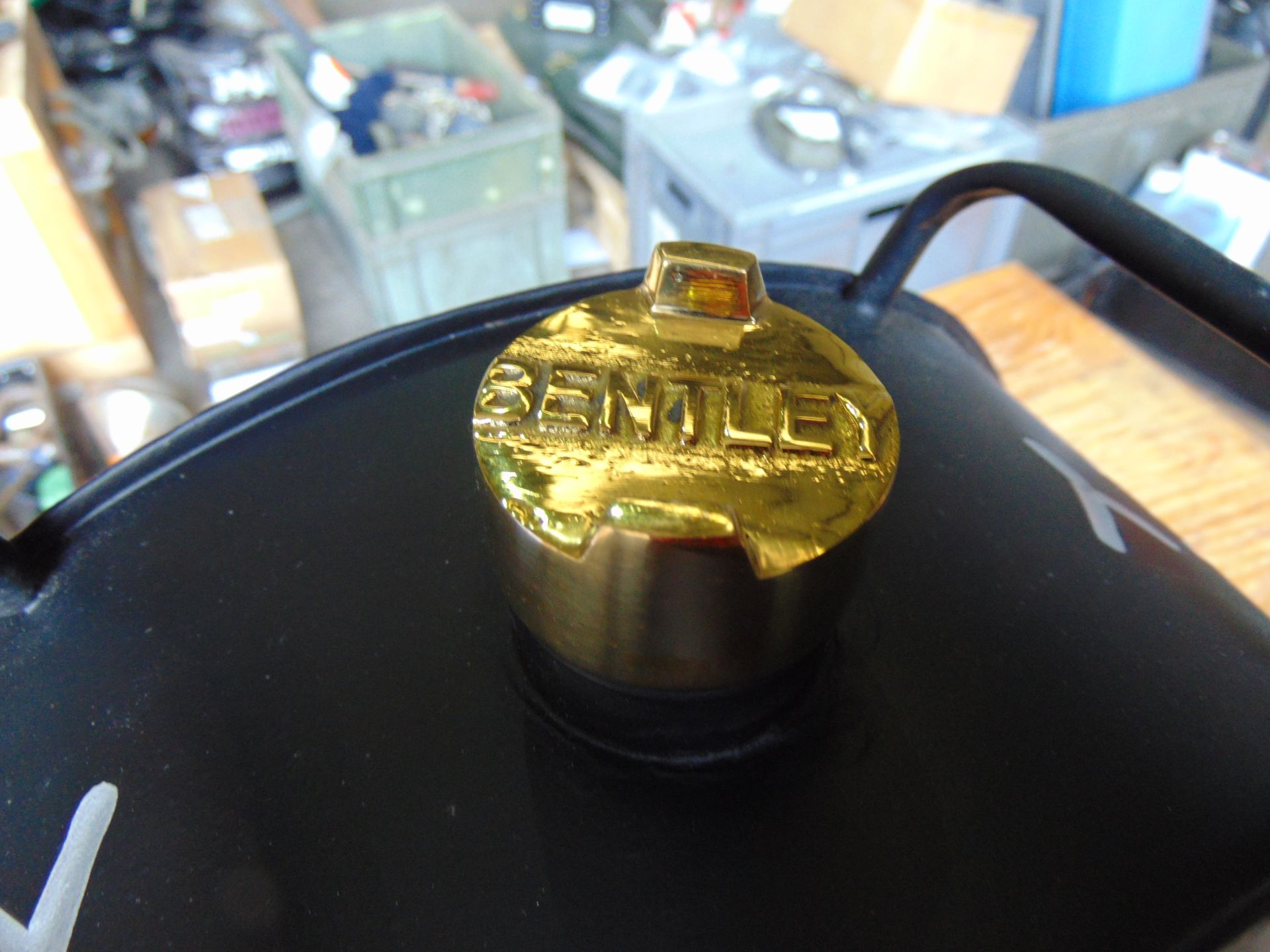 New Unused Bentley Cars Fuel/Oil Can with Brass Cap and Handles - Image 4 of 6