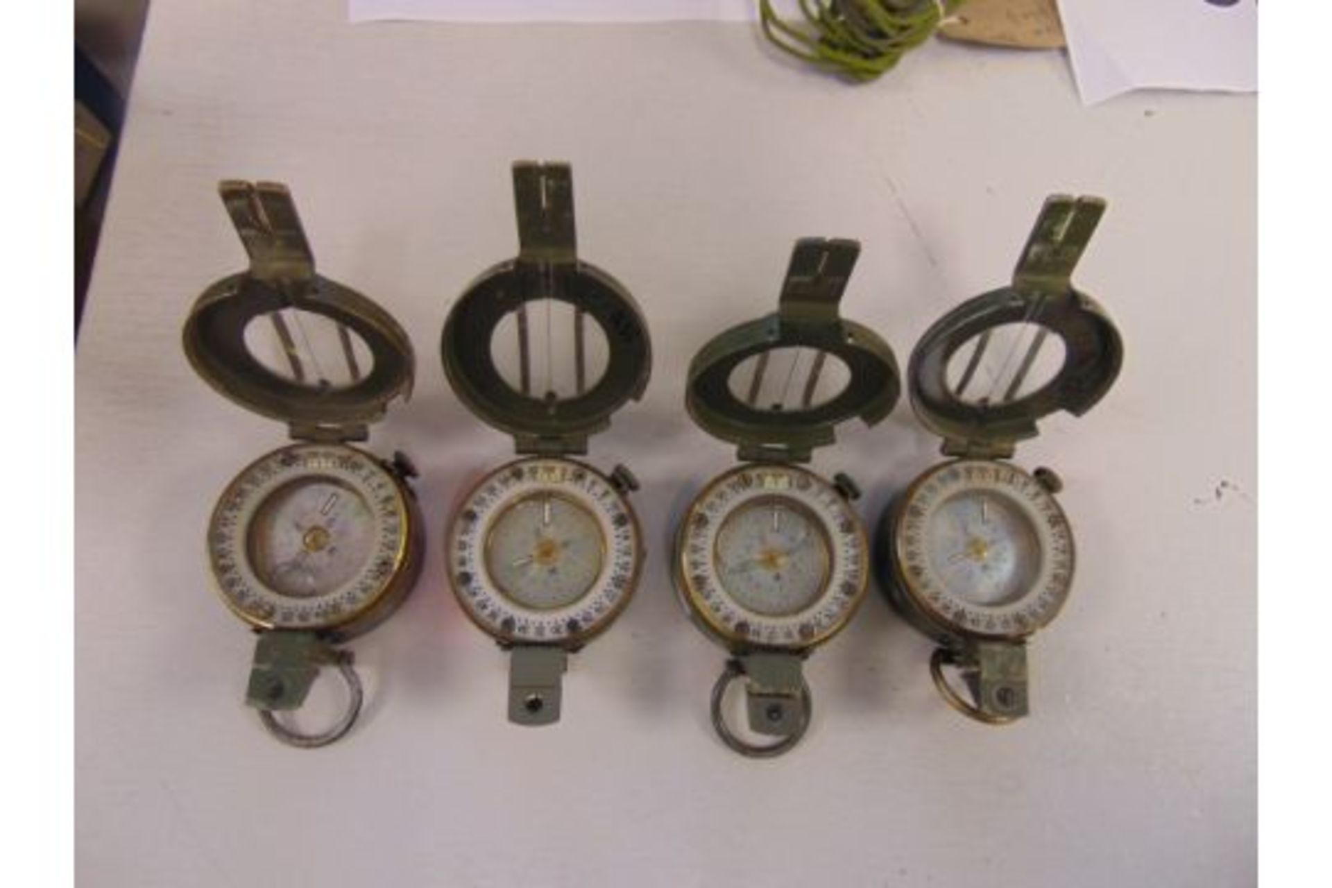 4 x Stanley London British Army Prismatic Compass in Mils, Nato Marked - Image 2 of 3