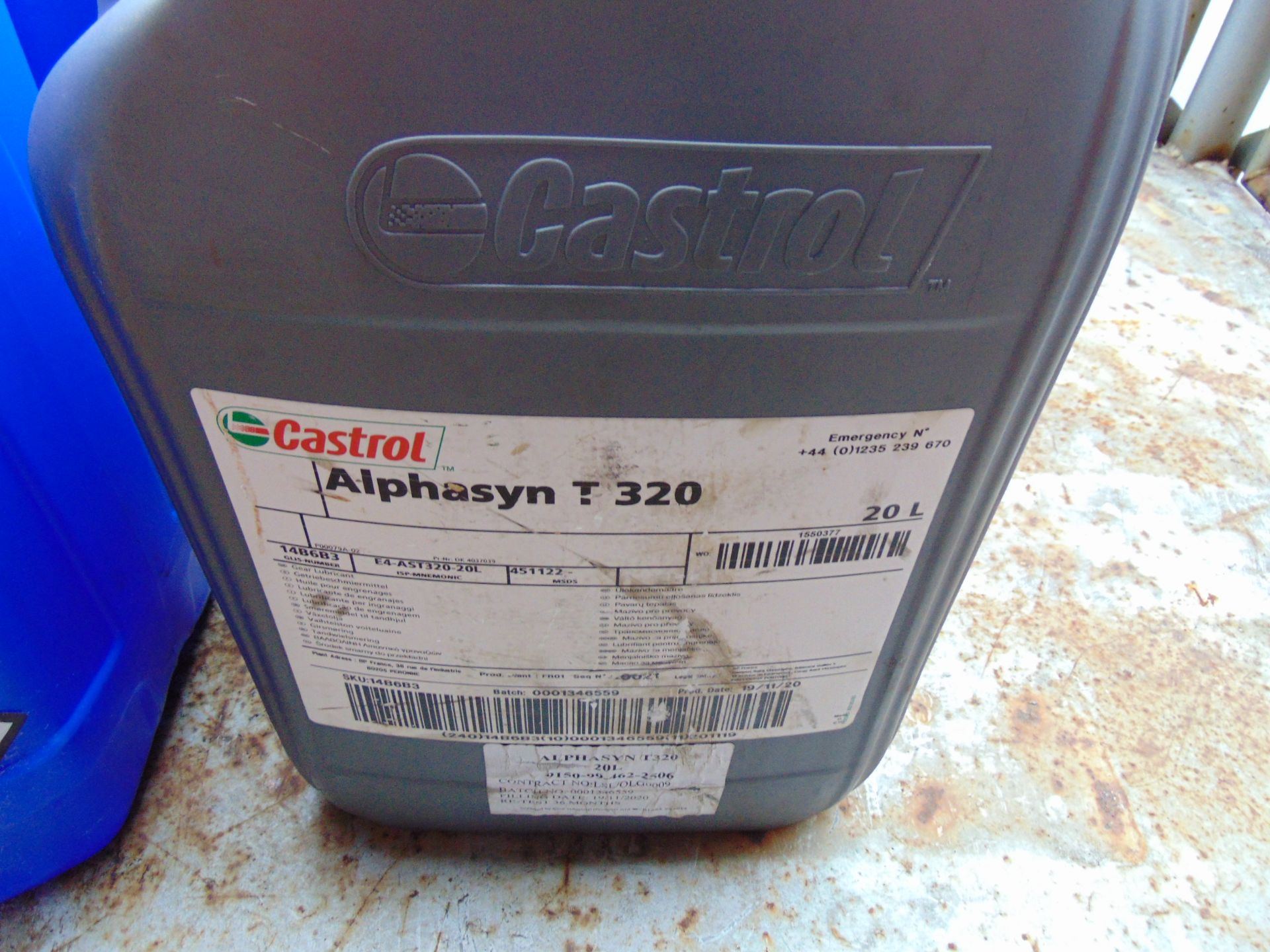 3 x 20 Litre Drums of Castrol Alphasyn T320 High Performance Synthetic Gear Oil