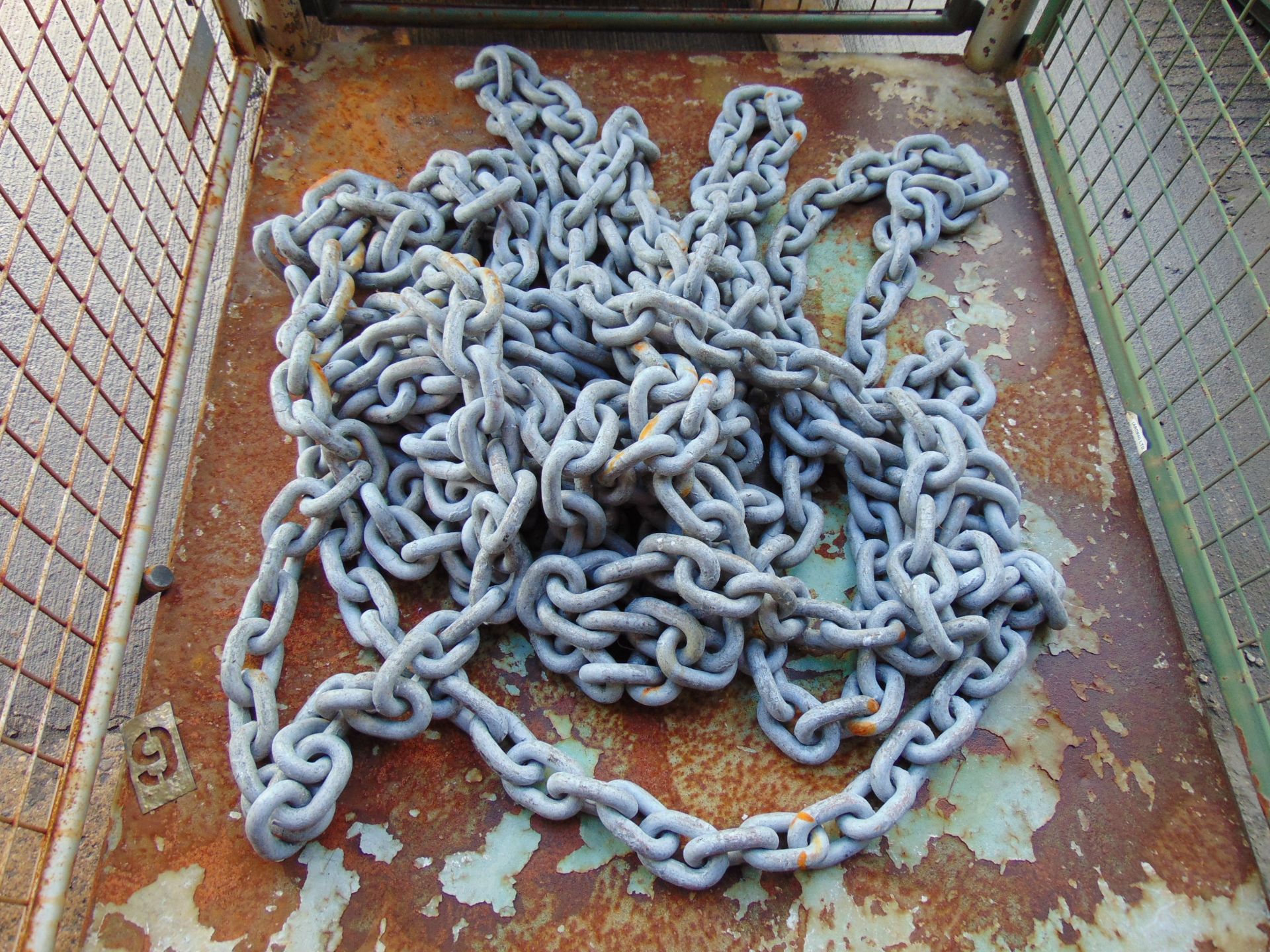 1 x Stillage of New Unissued Galvanised Mooring / Recovery Chain - Image 3 of 3