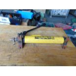 Enerpac Portable Hydraulic Pump for Rescue / Repair Equipment