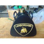 New Lamborghini Hand Painted Fuel/Oil Can with Brass Cap and Handles