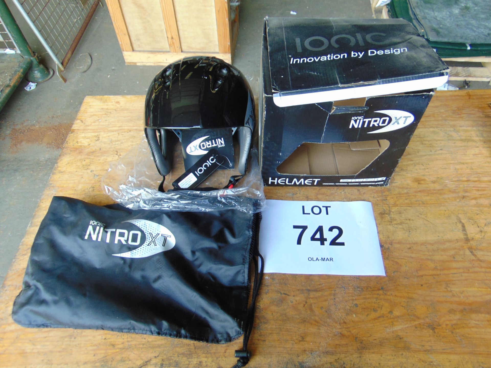 New Unissued Iconic Nitro XT Kayak, Canoe, Boating, Rafting ect. Helmet in Original Packaging