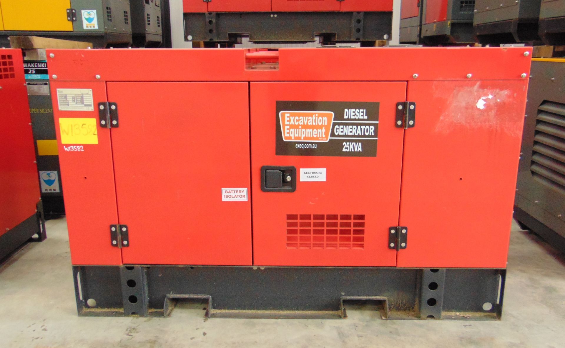 2022 New Unused 25 KVA Silent Diesel Generator - 3 Phase 100V / 230V