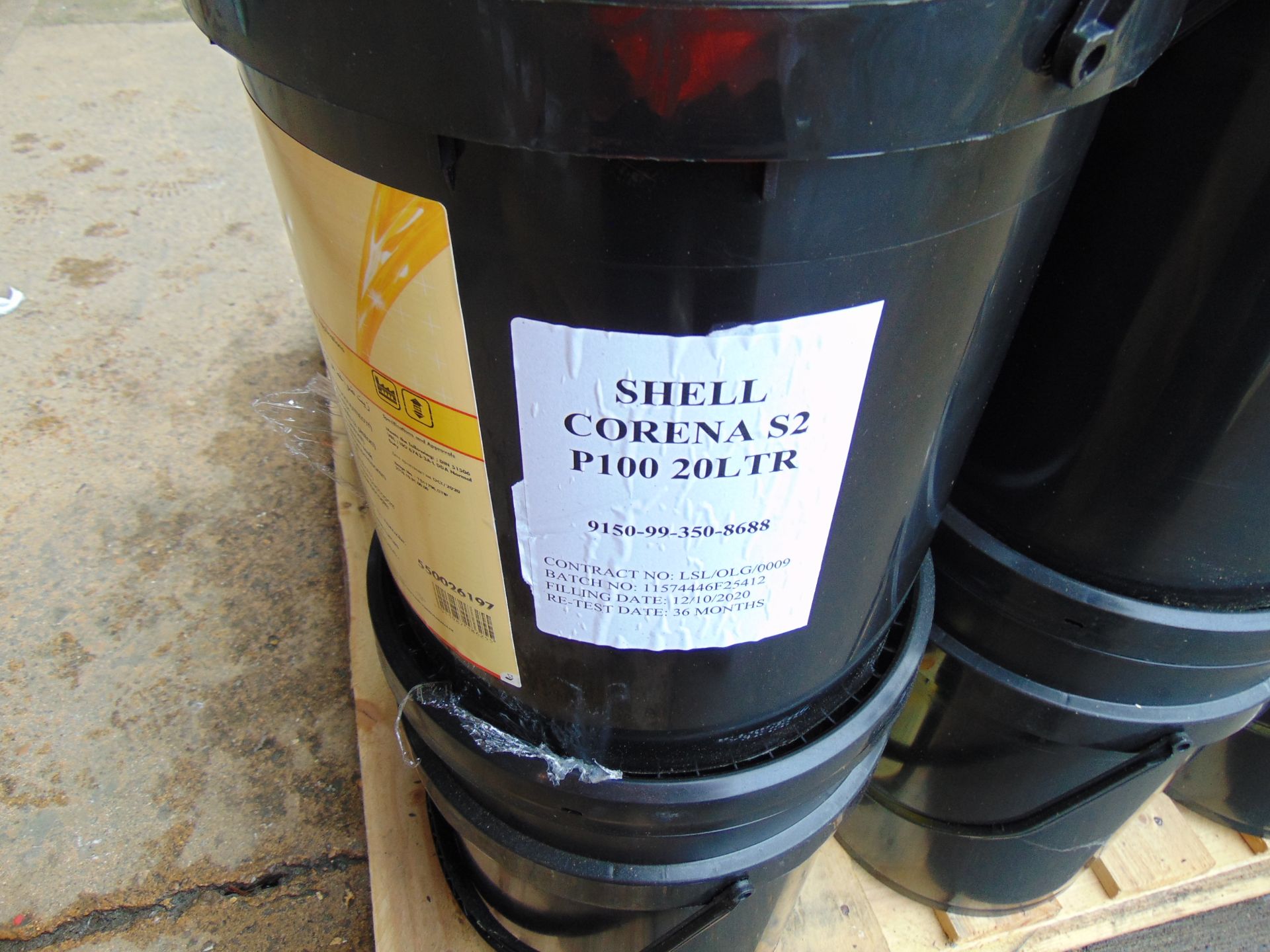 19 x 20 Litre Drums of Shell Corena S2 P100 High Quality Lubricating Oil - Image 3 of 5