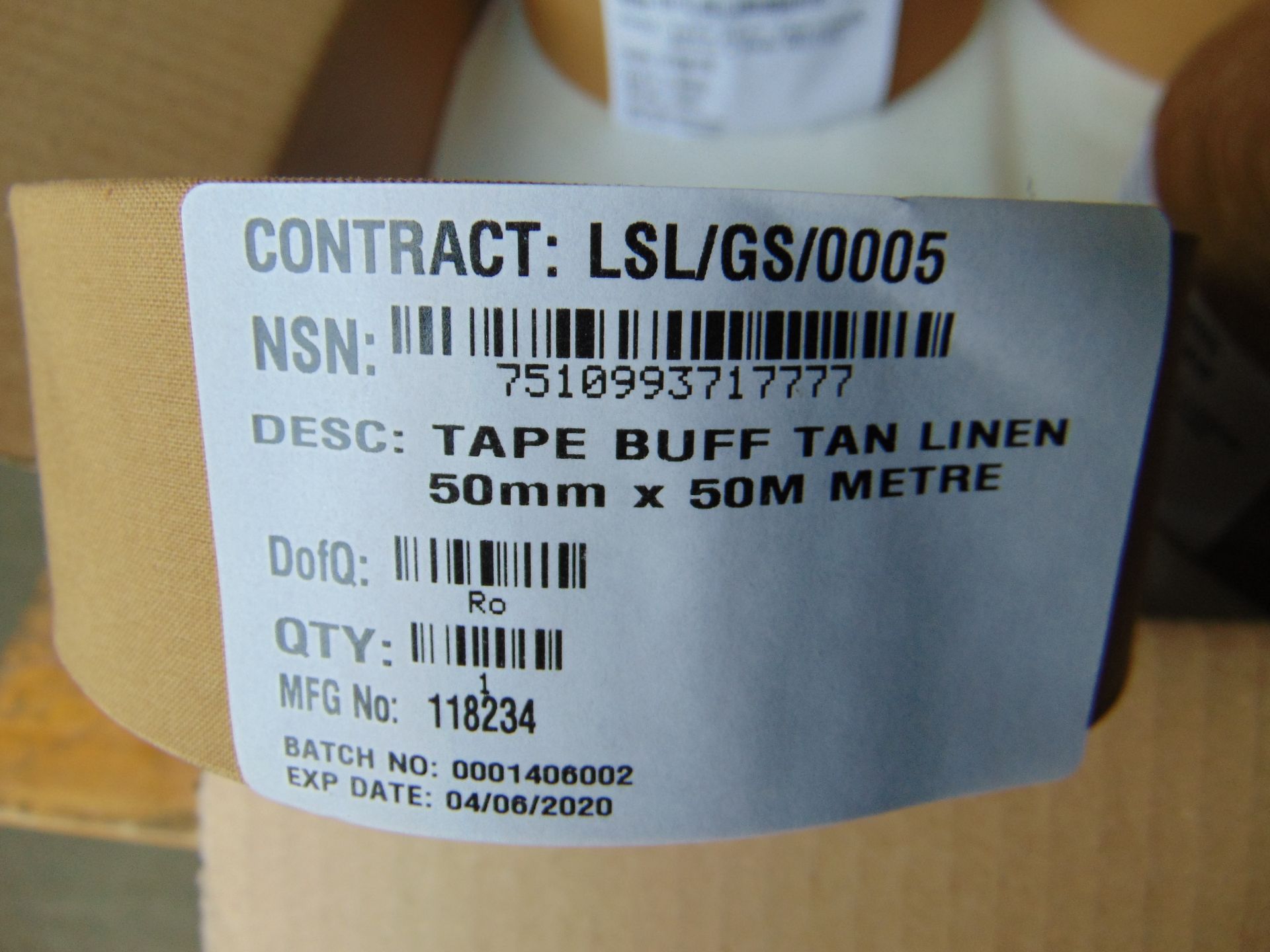 New Unissued 16 x 50m Rolls Scapa Tap Tan Linen Beige - Image 3 of 3