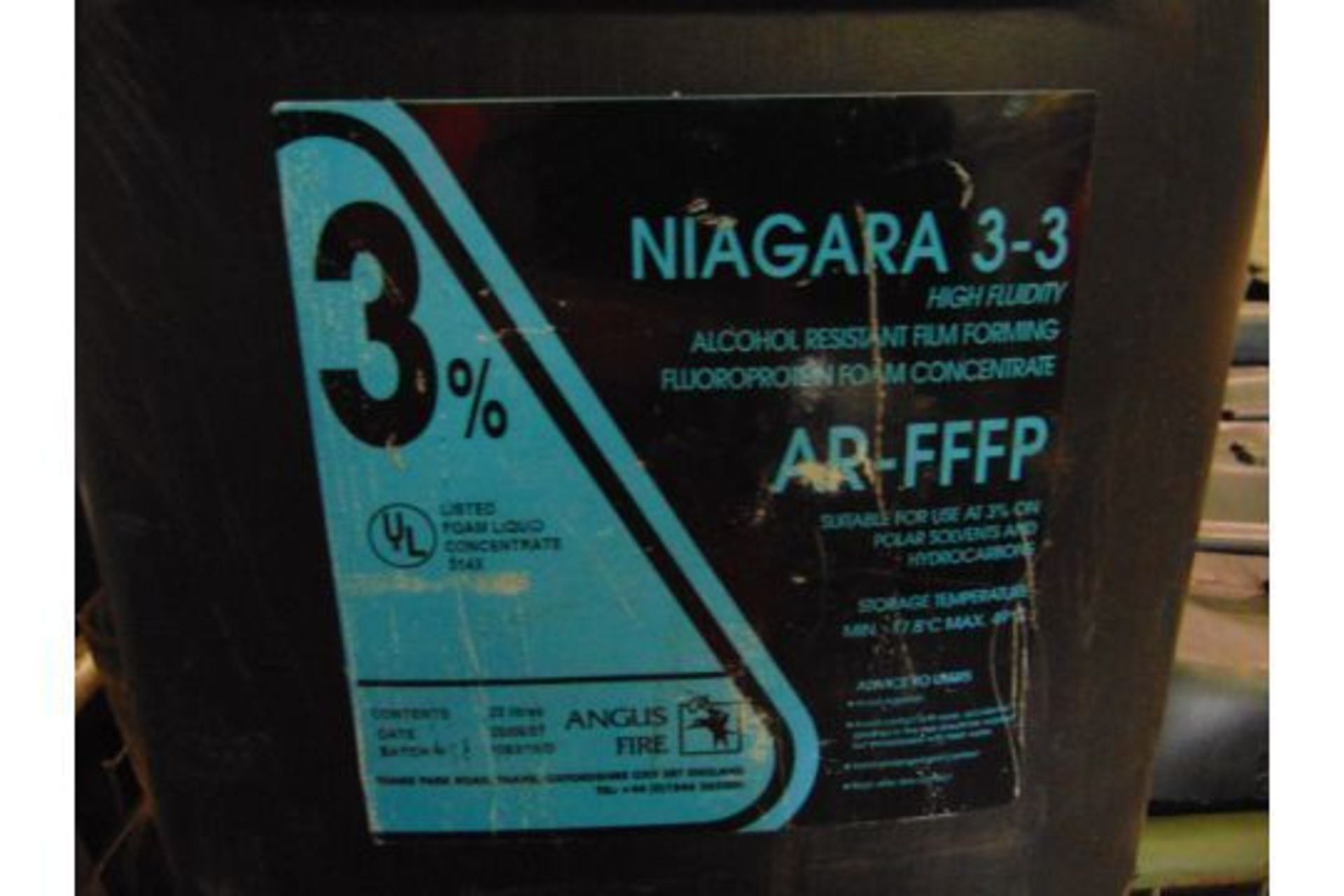 Niagara Foam Concentrate Liquid - Approx. 46 x 20 Ltr Drums & 200 Ltr Barrel - Image 10 of 10