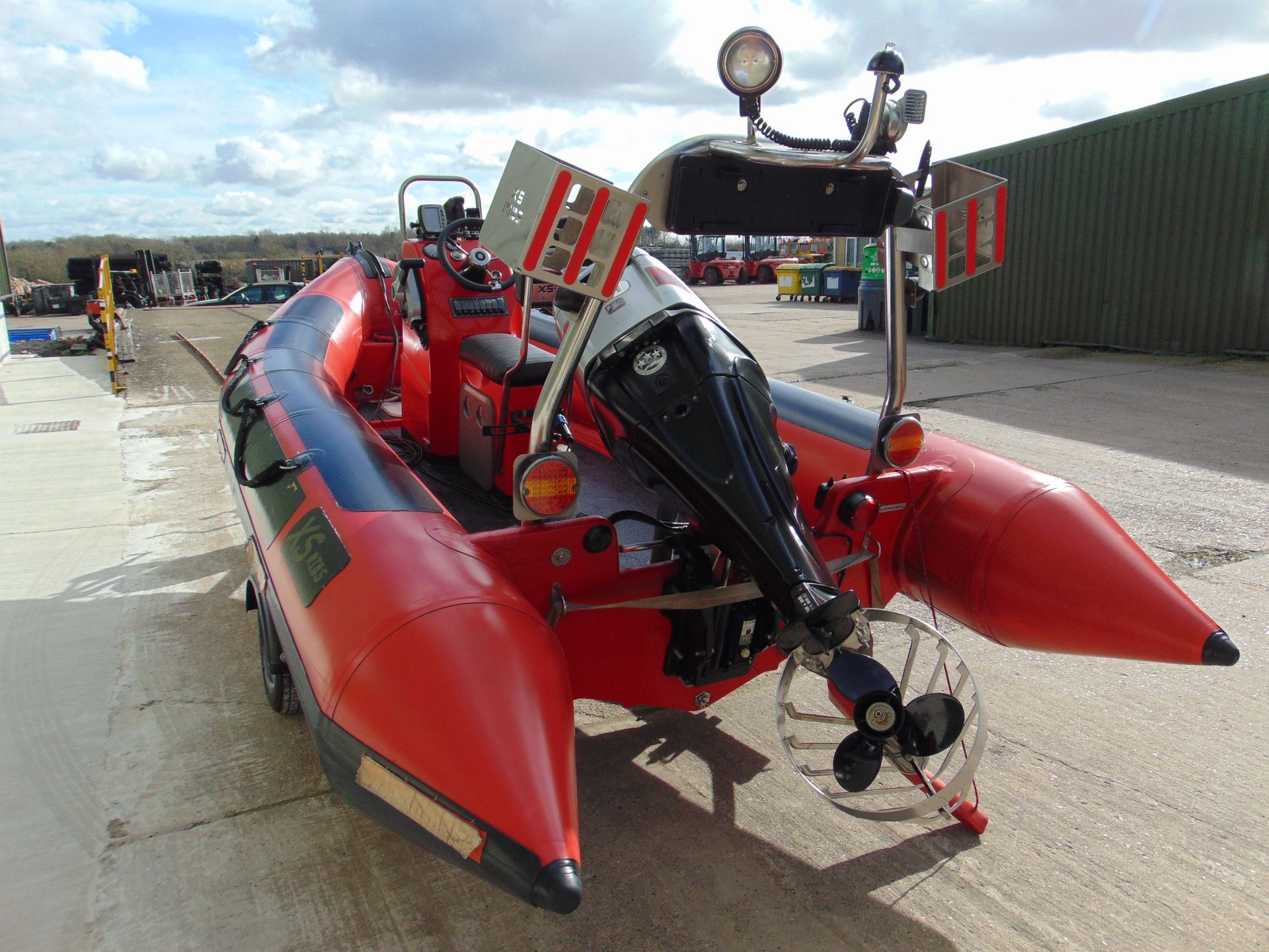 XS-Ribs 4.6M Inflatable w/ Mercury Mariner Four Stroke EFI 60HP Outboard Motor on Trailer. - Image 6 of 57
