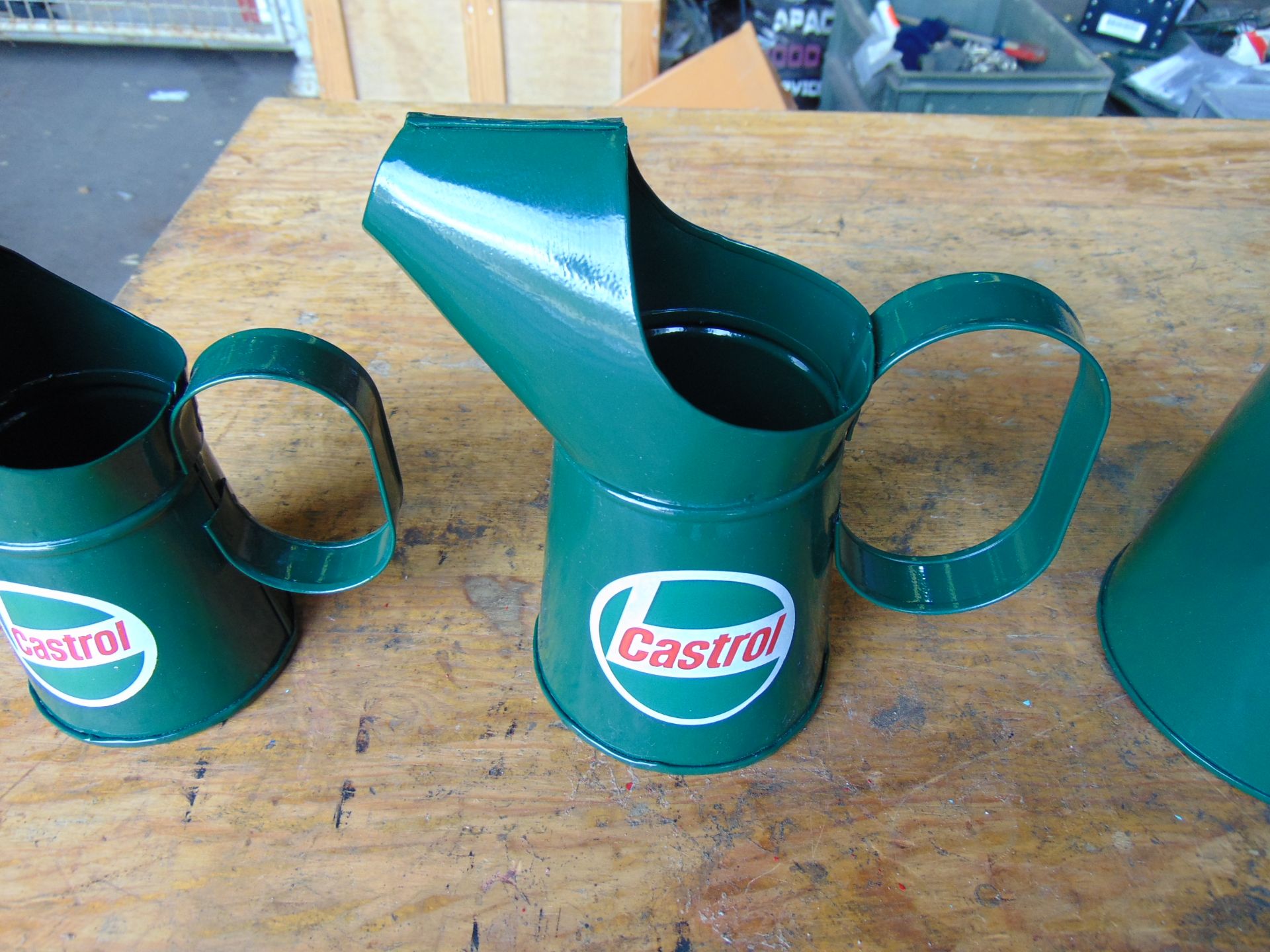 Set of 5 New Unissued Castrol Oil Jugs - Image 5 of 10