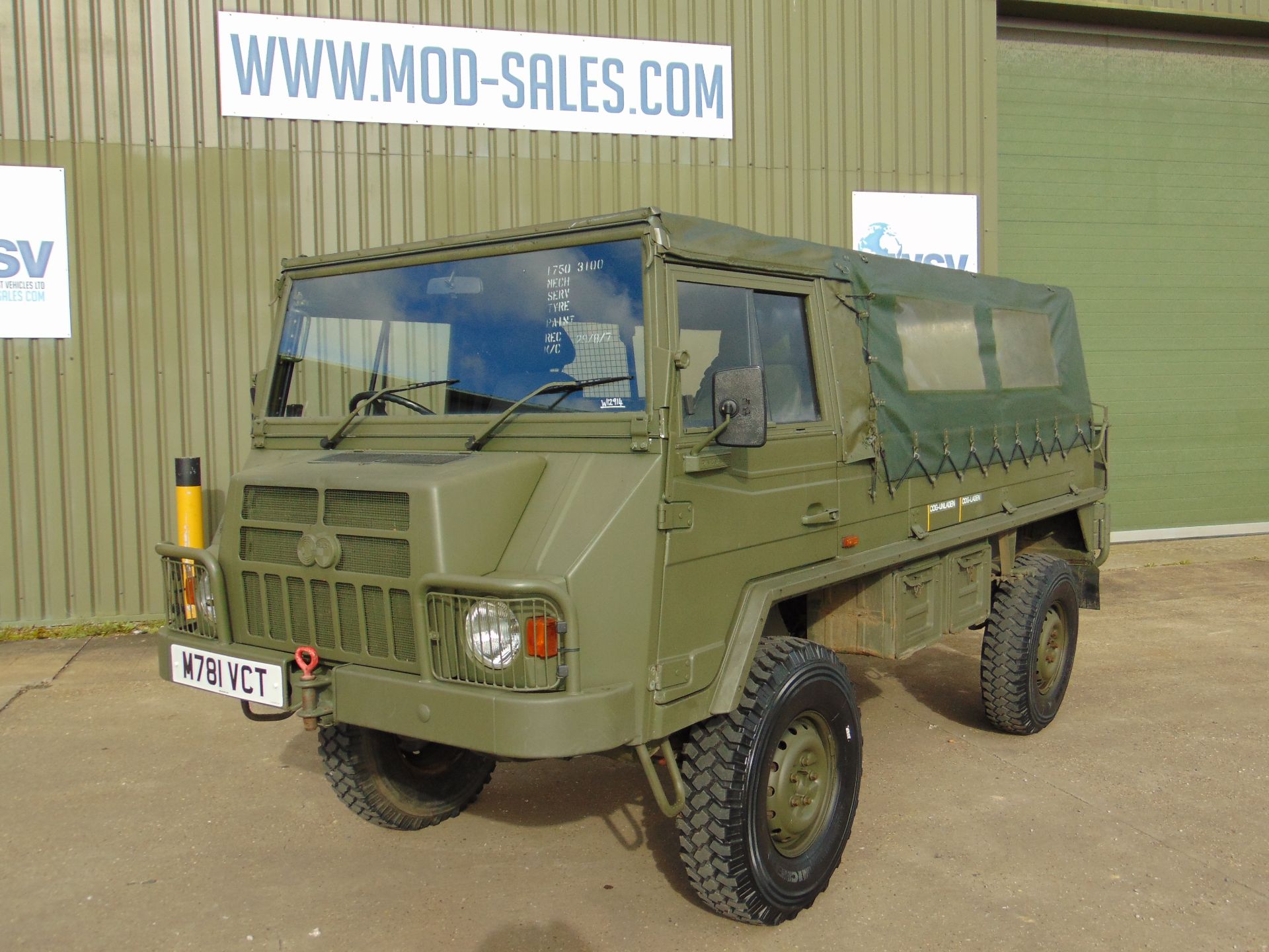 Pinzgauer 716 RHD soft top - only 7235 recorded miles!