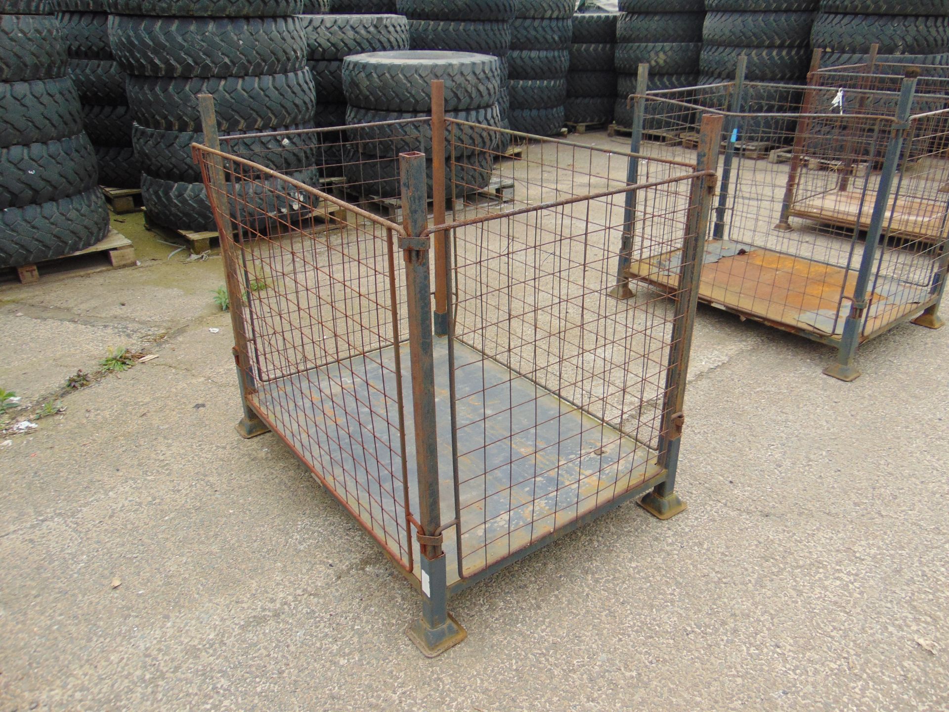 Steel Stacking Stillage W/ Removable Posts & Sides - Image 2 of 3