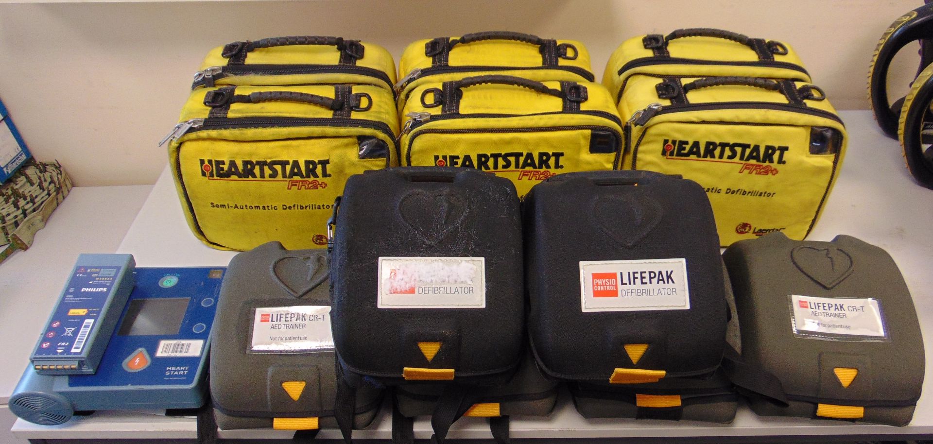 13 x Various Defibrillator Units
