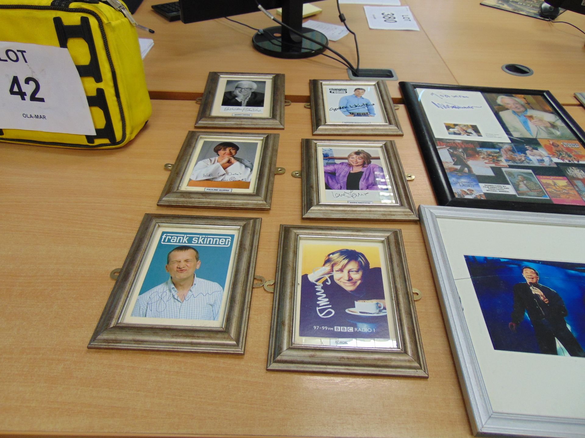 16 x Signed and Framed Pictures inc Tom Jones, Depeche Mode etc etc - Image 5 of 5