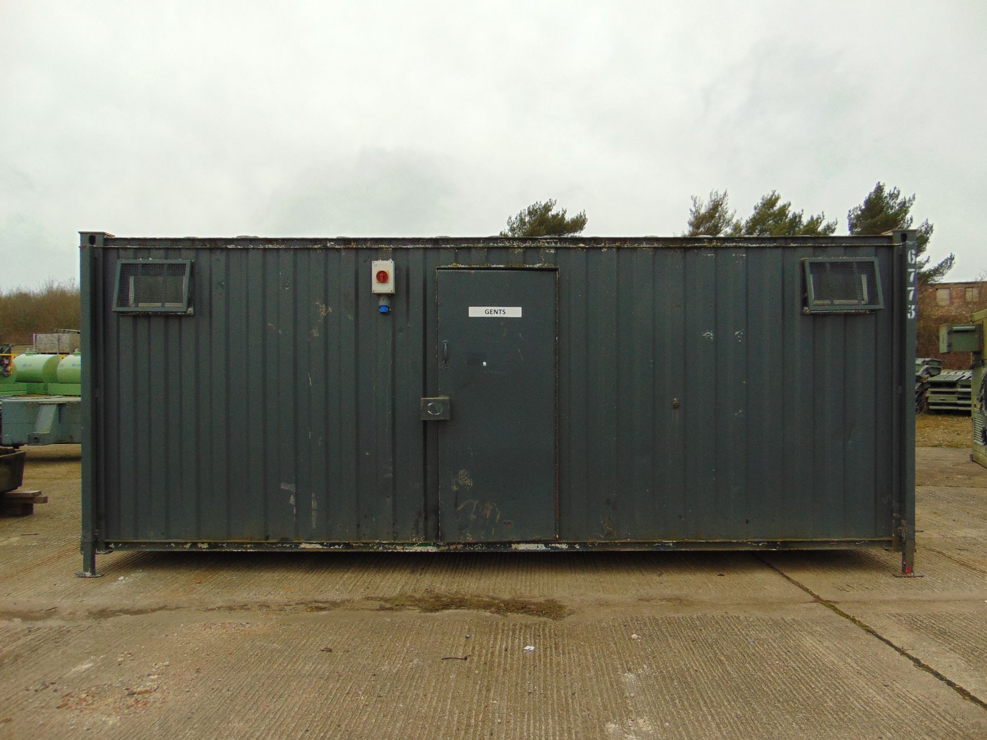 Male / Female Dual Compartment Toilet Block