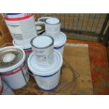 2 x 5 Litre Sherwin Williams Epoxy Based Holly Green Paint, New Unissued MoD Reserve Stocks