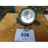 Land Rover Francis Search Light c/w Lead and Plug