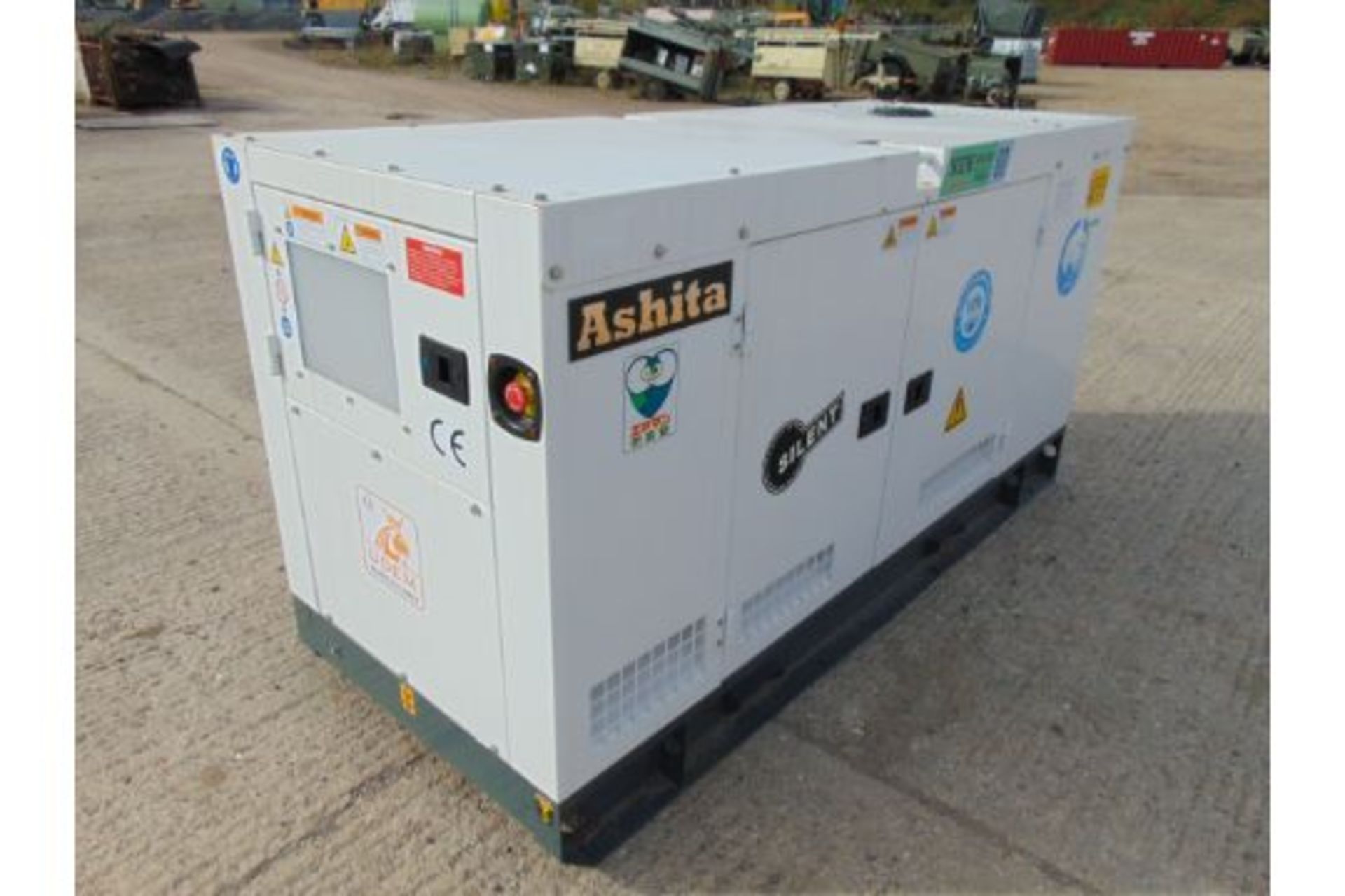 2023 UNISSUED 80 KVA 3 Phase Silent Diesel Generator Set - Image 2 of 15