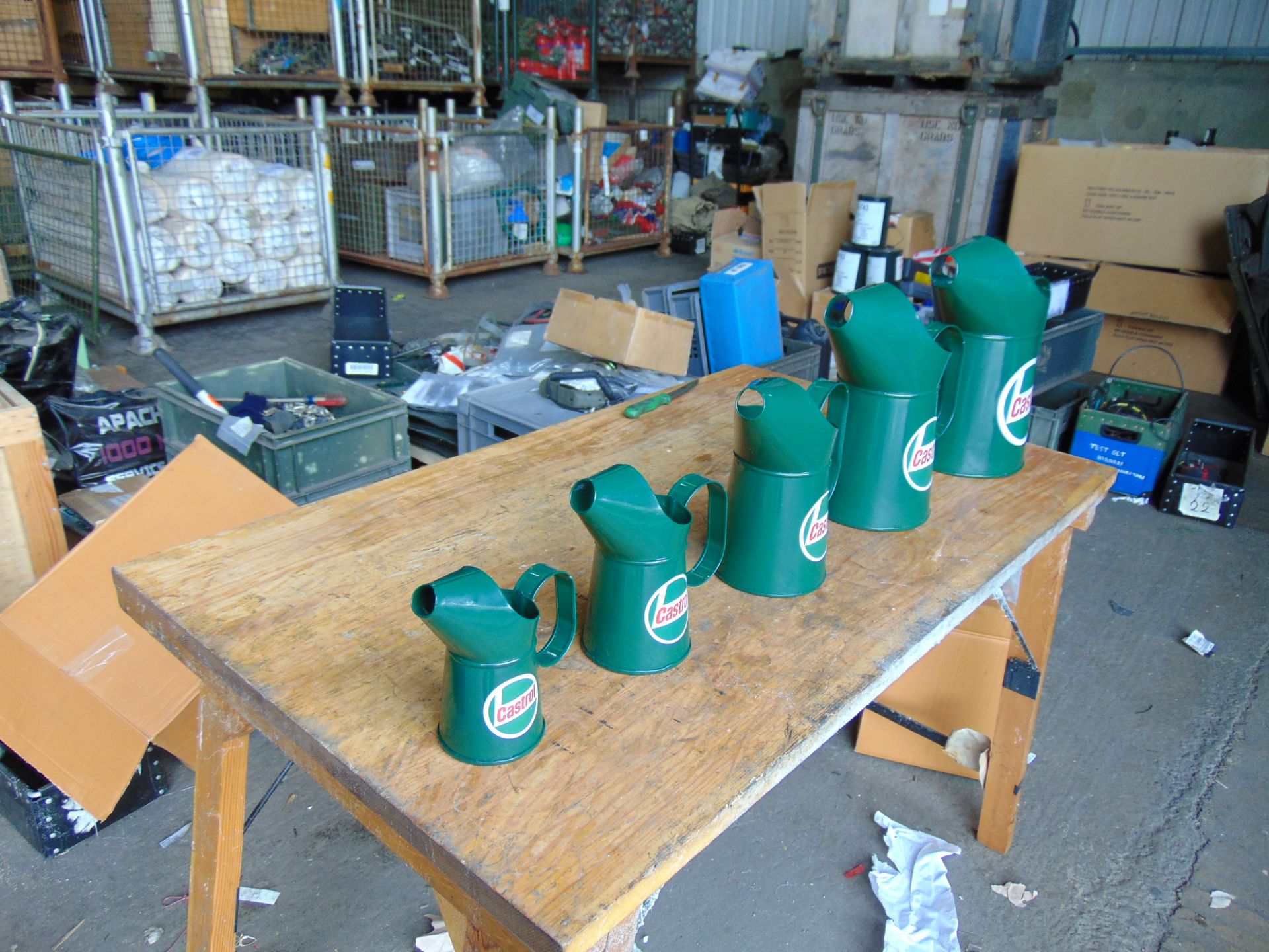 Set of 5 New Unissued Castrol Oil Jugs - Image 3 of 10