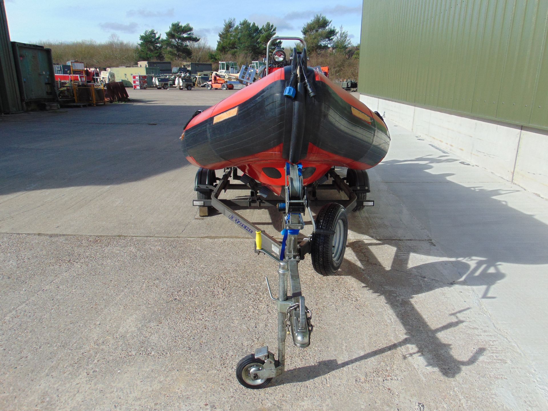 XS-Ribs 4.6M Inflatable w/ Mercury Mariner Four Stroke EFI 60HP Outboard Motor on Trailer. - Image 8 of 57