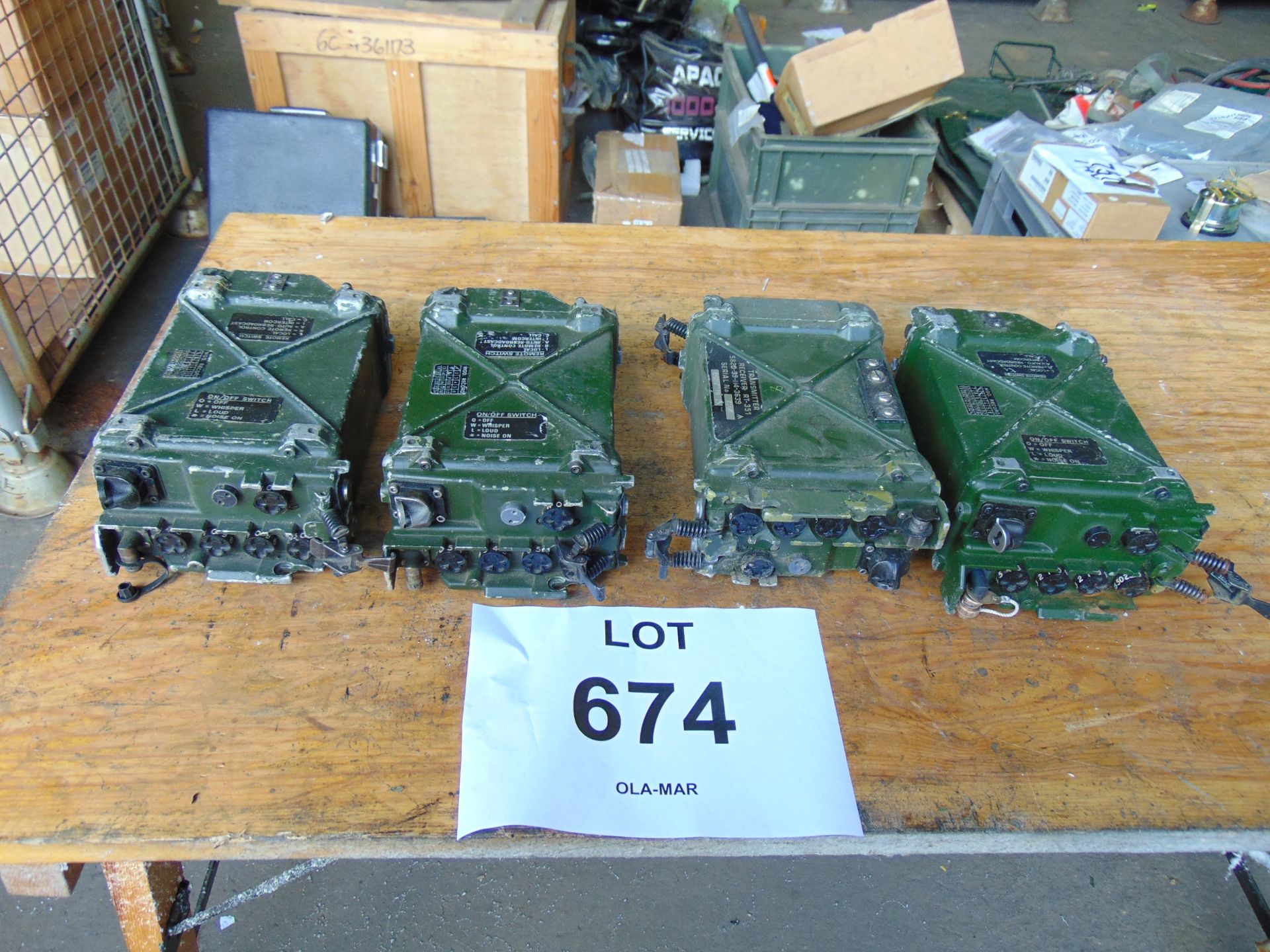 Q4 x UK/RT 351 Transmitter Receivers