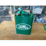 New Unissued Land Rover 1 Gall Oil/Fuel Can with Brass Cap