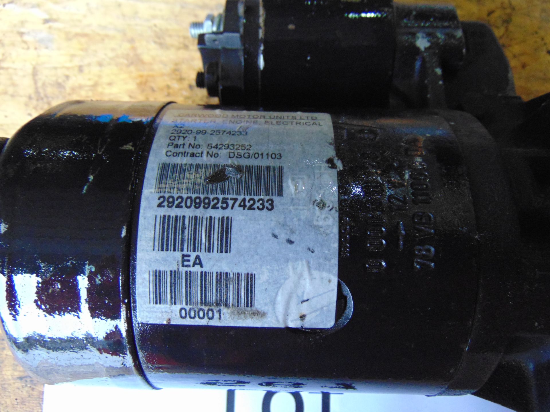 Unissued Land Rover 2.5 12 Volt Stater Motor - Image 2 of 5