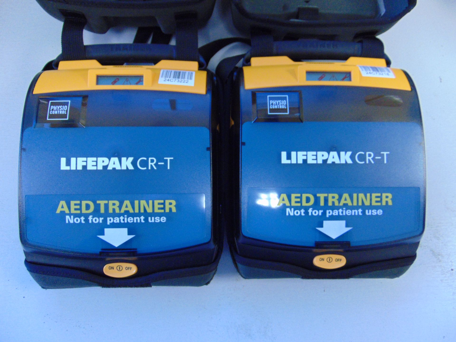 2 x Physio Controls Lifepak CR-T Defibrillator AED Trainer Unit in Carry Case - Bild 3 aus 4