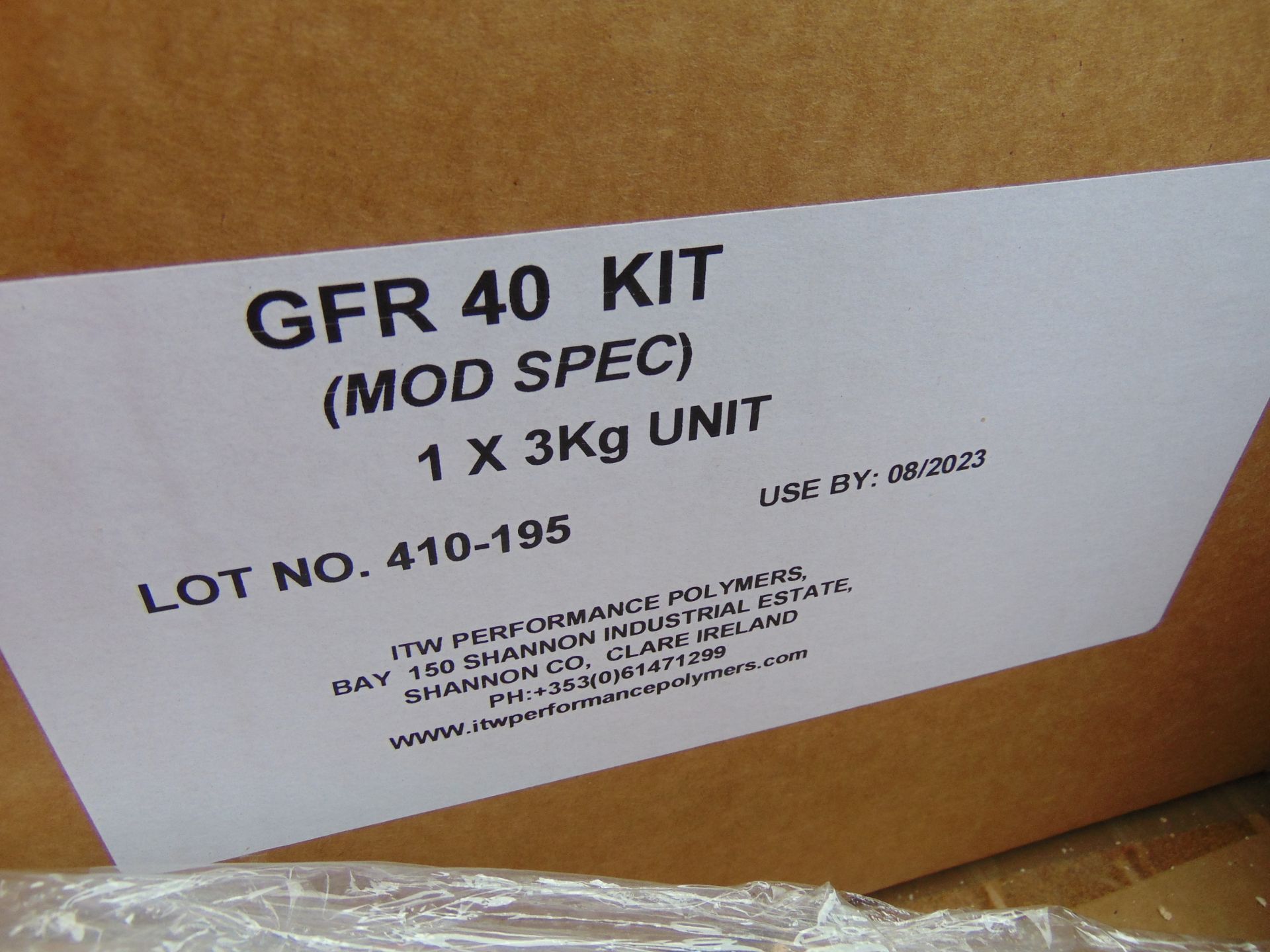 45 x GFR 40 Flame Retardant Kits, New Unissued MoD Reserve Stocks - Image 5 of 5