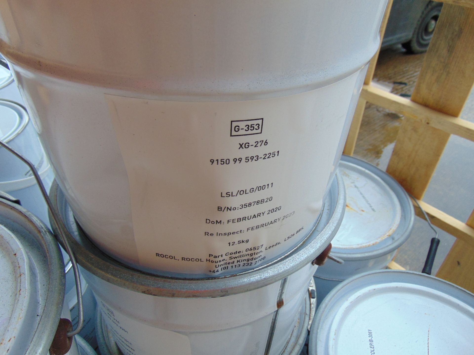 12 x 12.5Kgs Drum of Rocol XG276 High Quality Multi Purpose Quiet Service Grease - Image 2 of 4