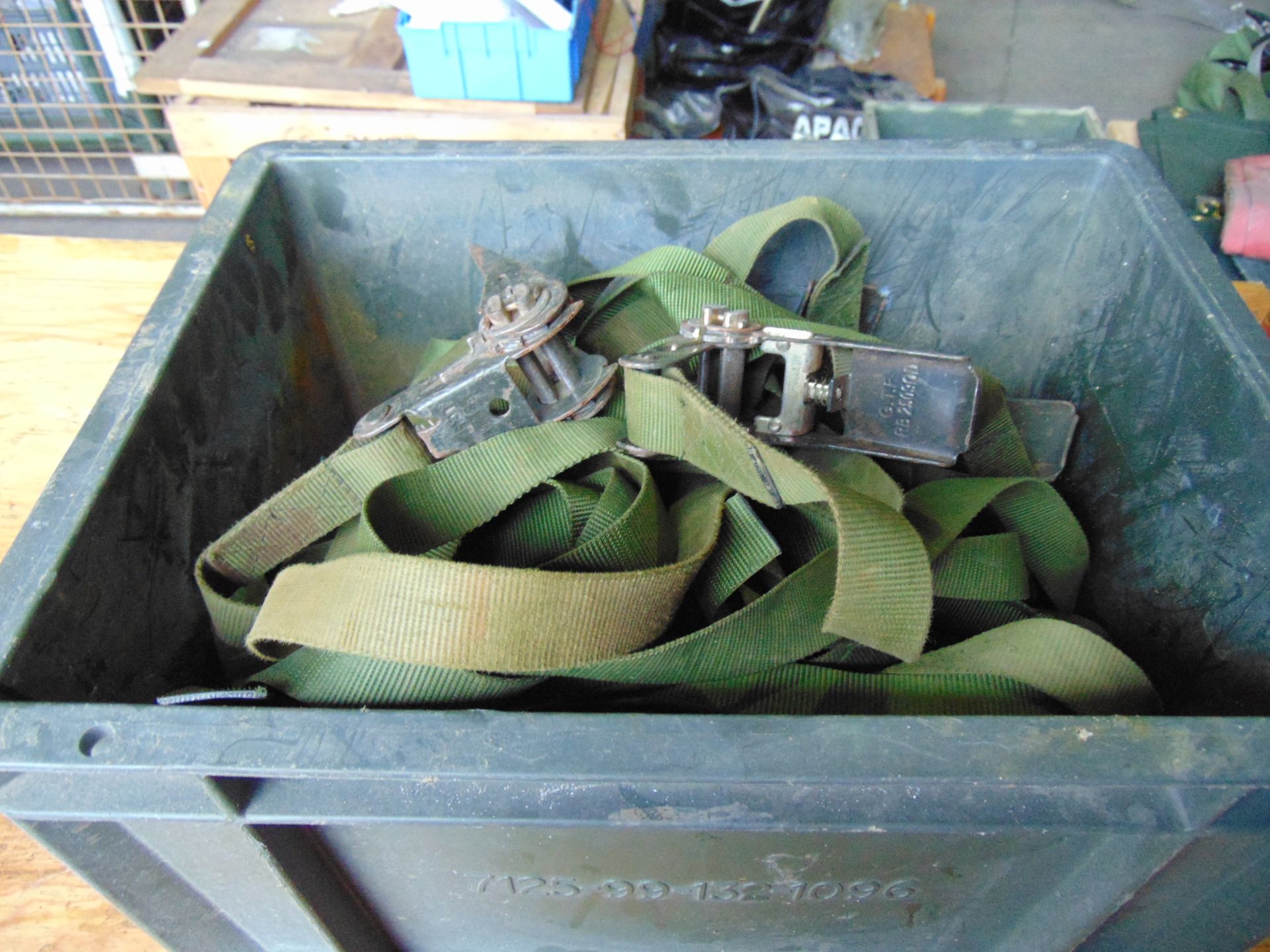 20 x Ratchet Load Straps from MoD - Image 3 of 4