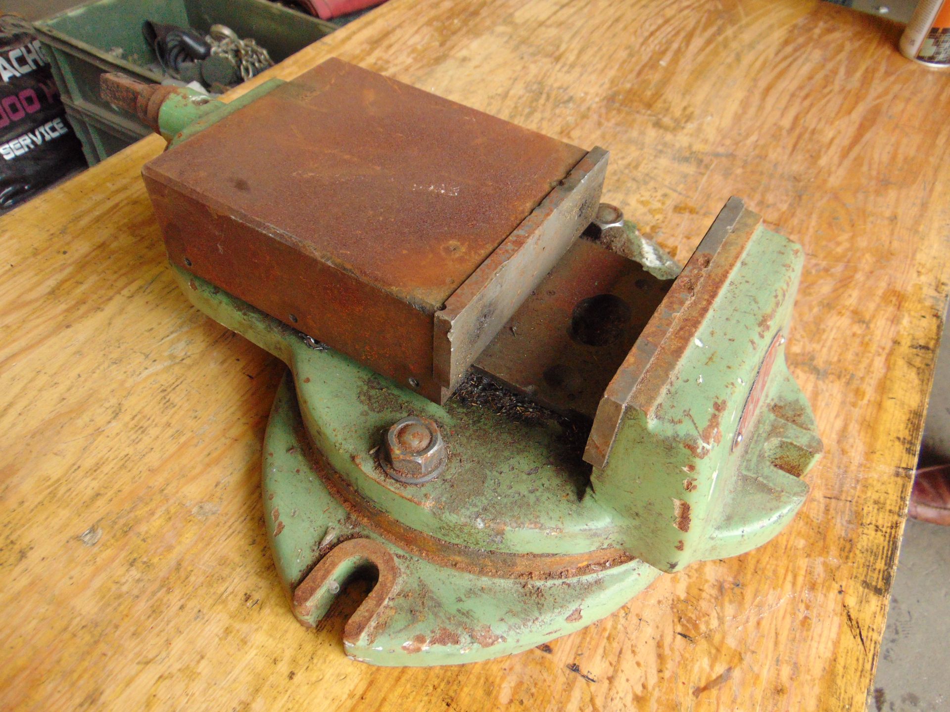 Abwood Rotating Machine Vice from MOD - Image 4 of 6