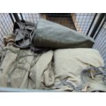 1 x Stillage of Tarpaulins, Canvas Sheets and Side Tents