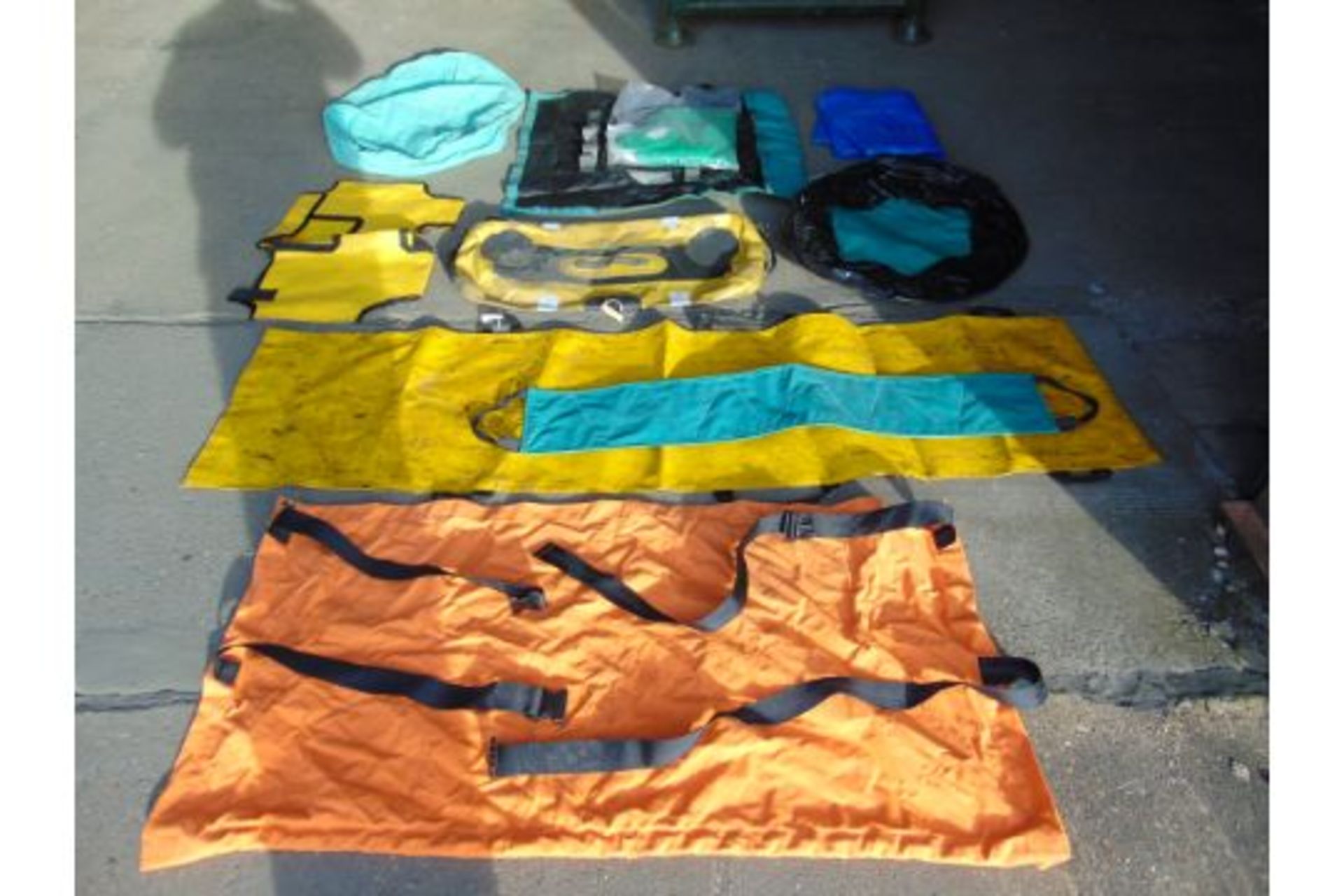 Assortment of Various Sheets, Straps, Tarpaulin ect.