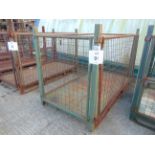 MOD Heavy Duty Stacking Steel Stillage Post Pallet