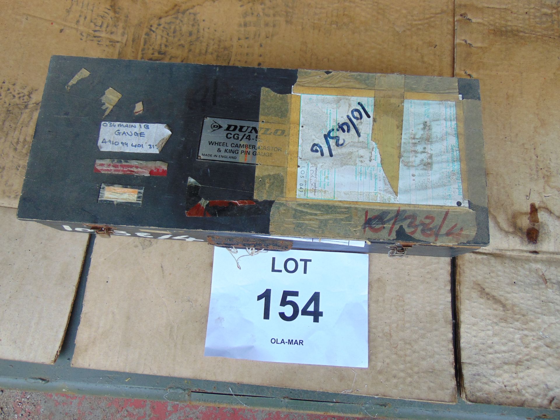 New Unissued Dunlop Wheel, Camber, Castor and King Pin Gauge Kit in Transit Case from MoD - Image 7 of 7