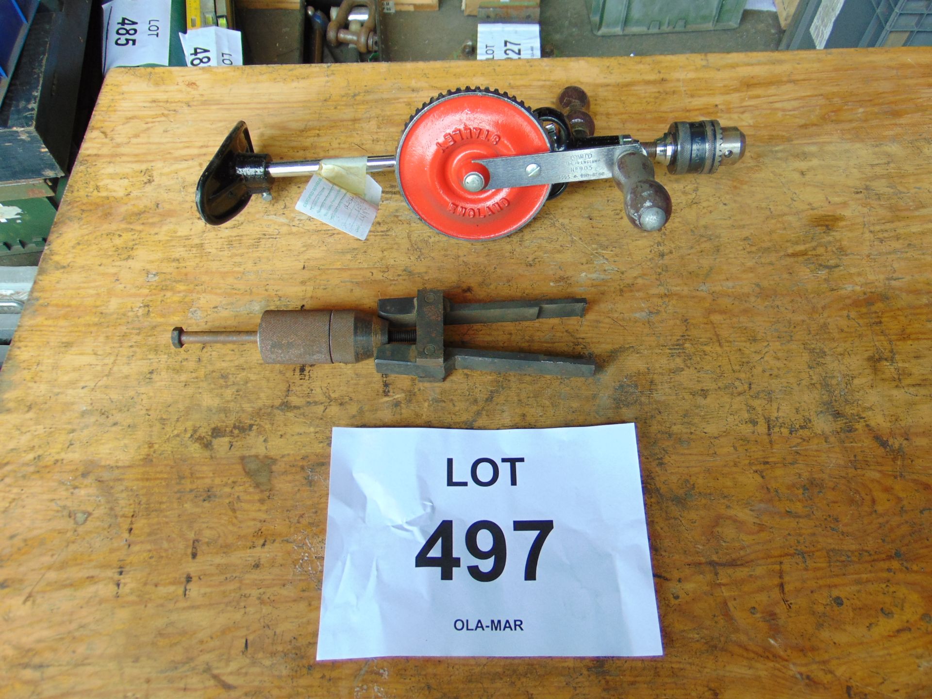 Unissued Stanley Breast Drill & Bearing Puller